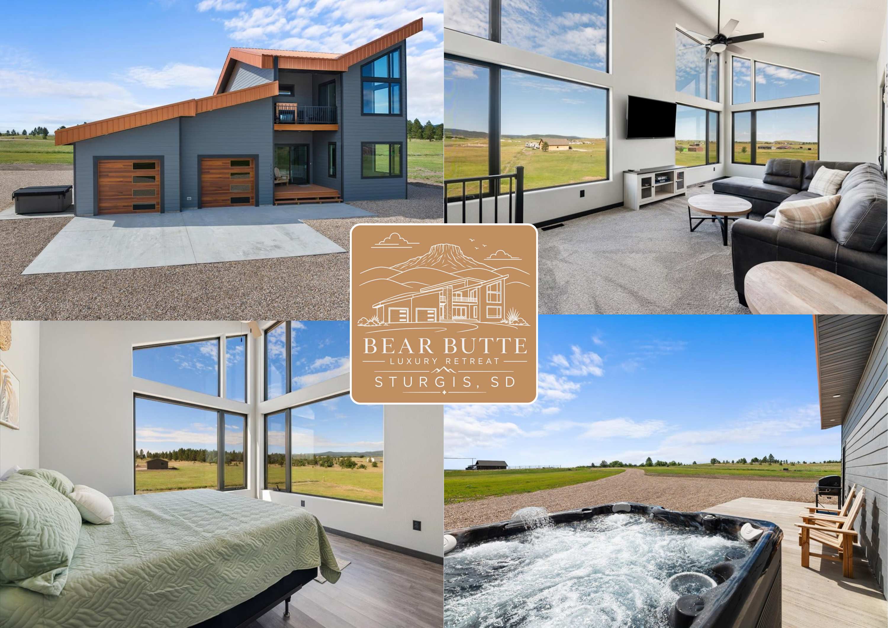 Bear Butte Luxury Retreat~ Hot Tub~ 10 Mins to DT