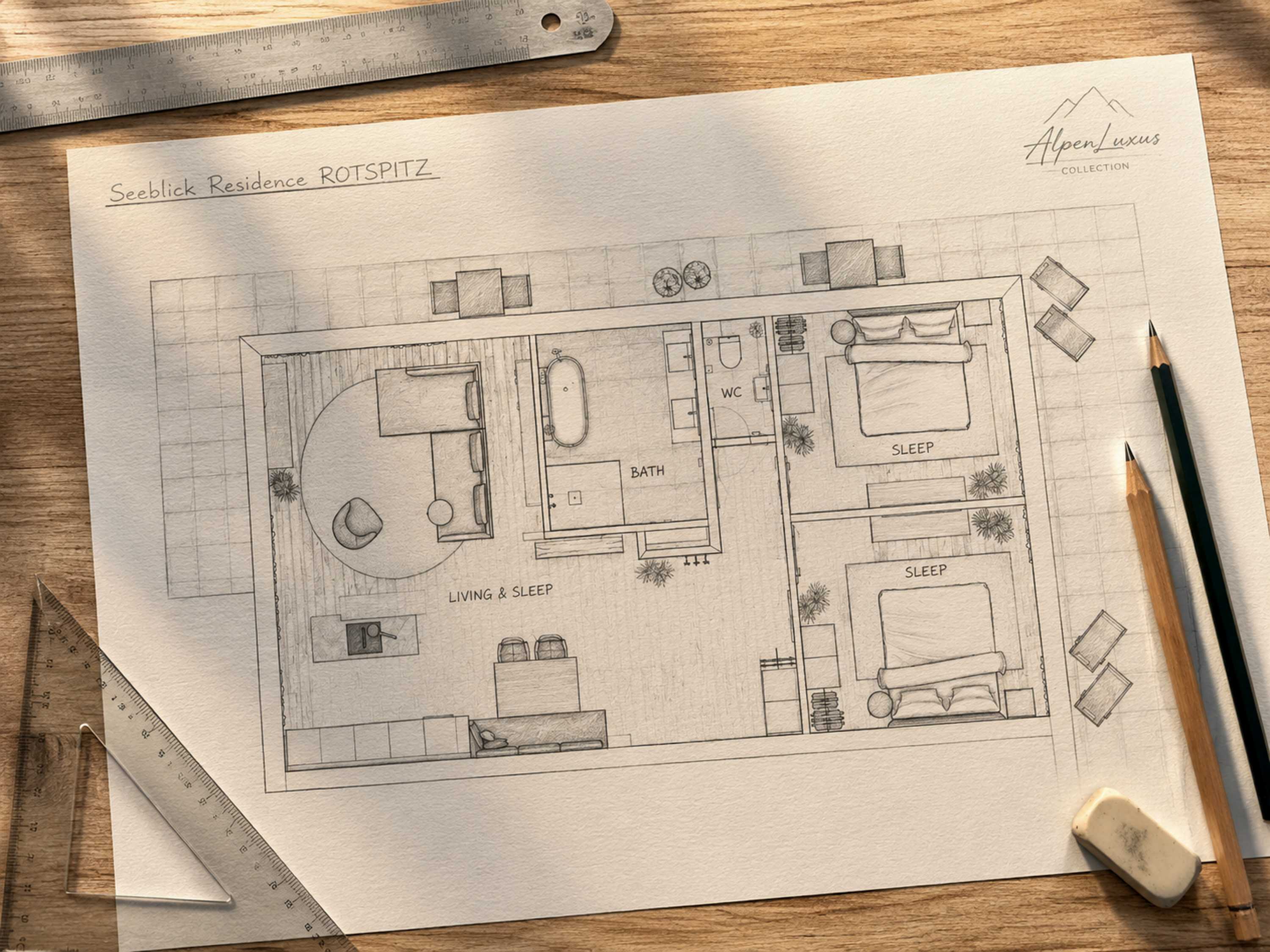 Seeblick Residence ROTSPITZ – Ansicht 5
