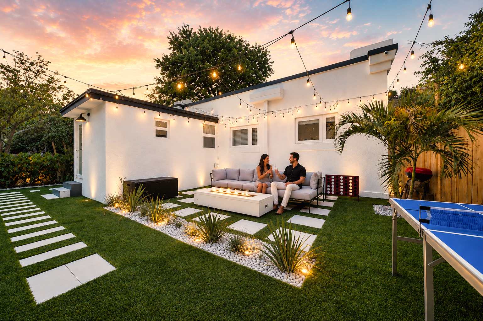Your private backyard retreat for relaxing, entertaining, and making the most of your stay.