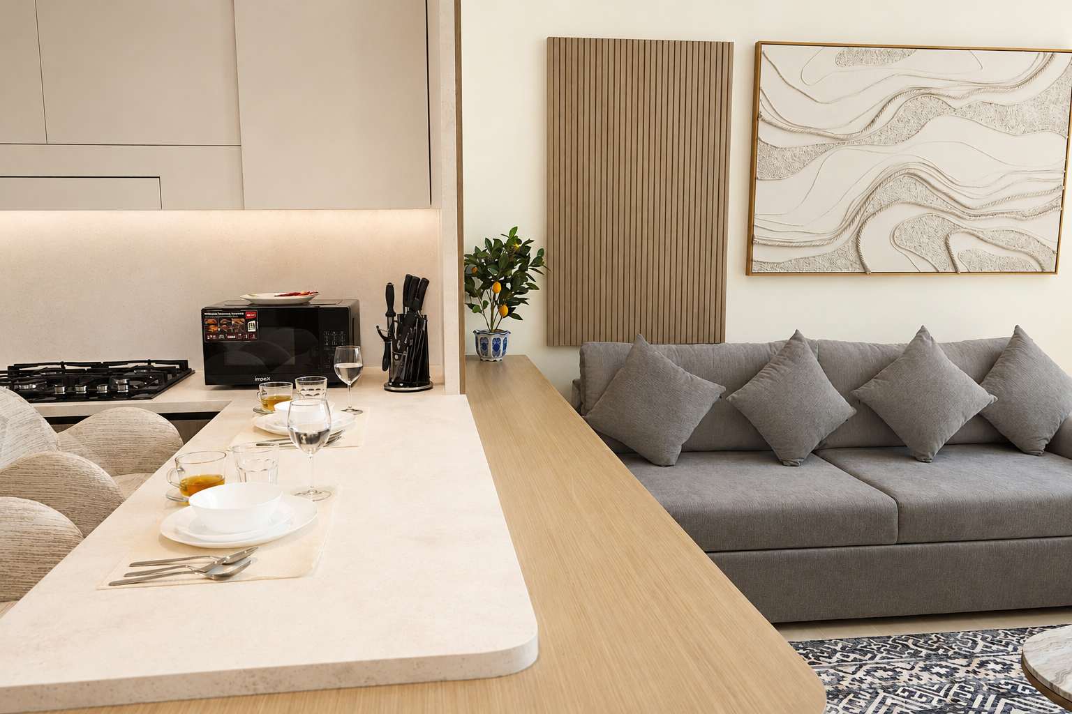 Stylish New 1 bedroom with Private Jacuzzi -Binghatti