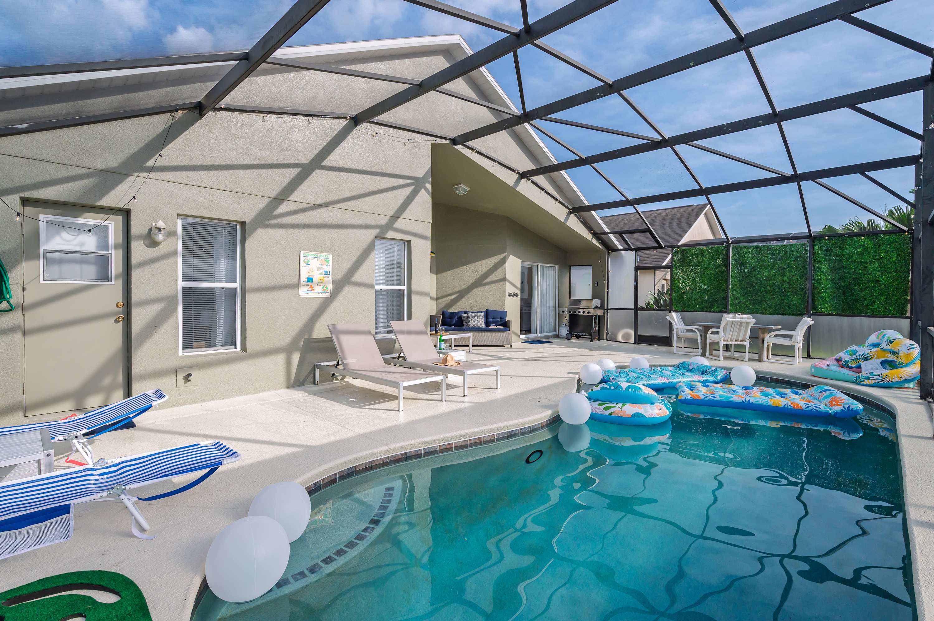 Emerald Gem home with grill, pool & Private Gym!