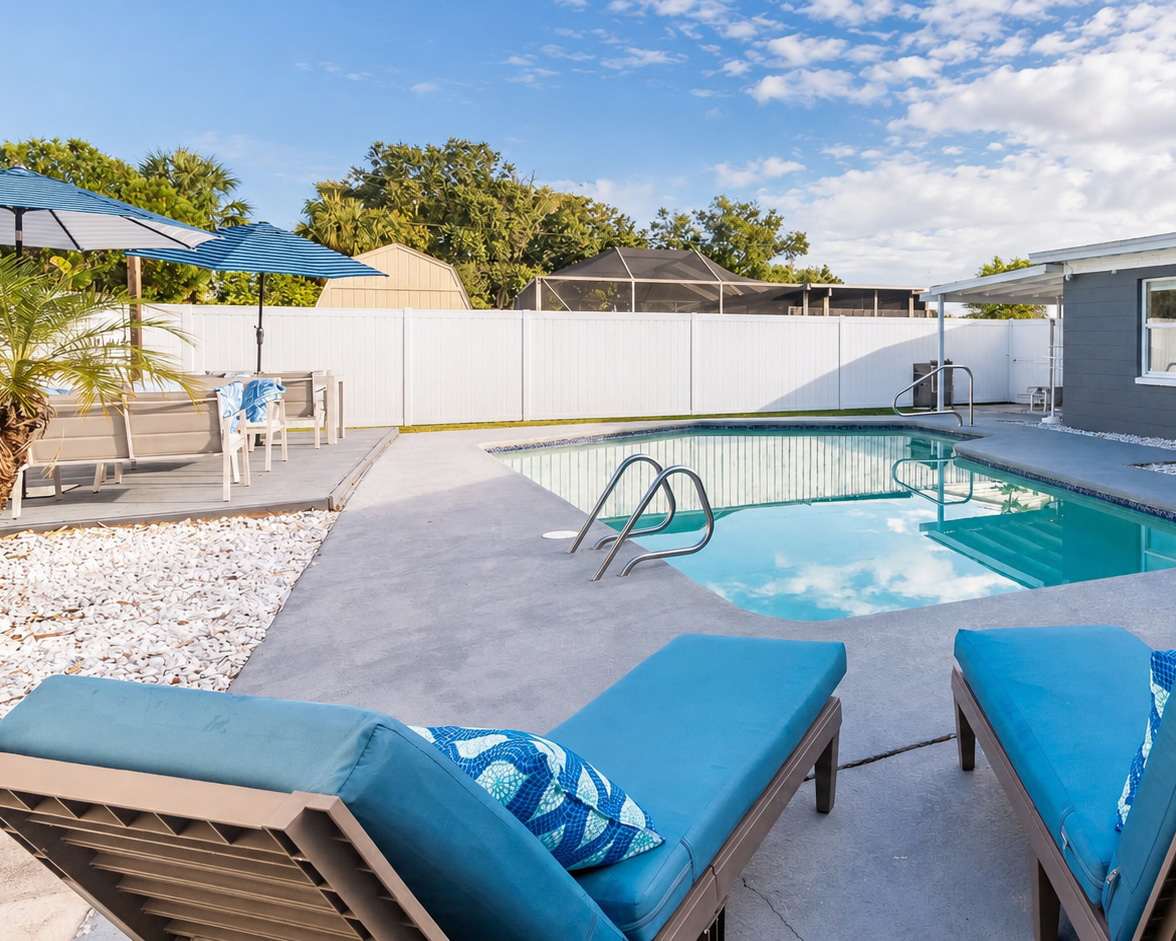 Guest Favorite Airbnb with Private Saltwater Pool in Tampa, Florida