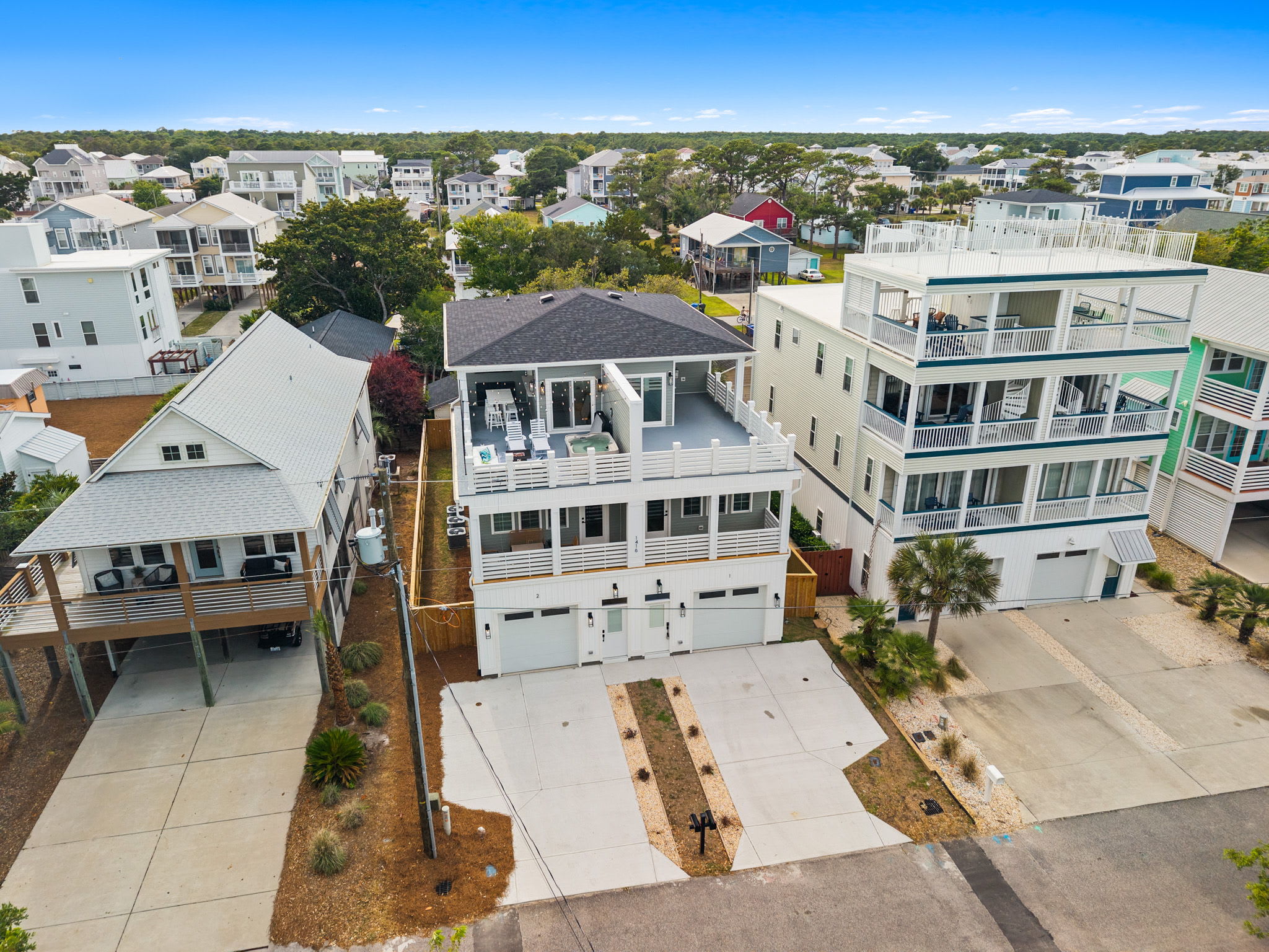Rooftop Spa + Bar | Walk to Beach | Sleeps 15! 2
