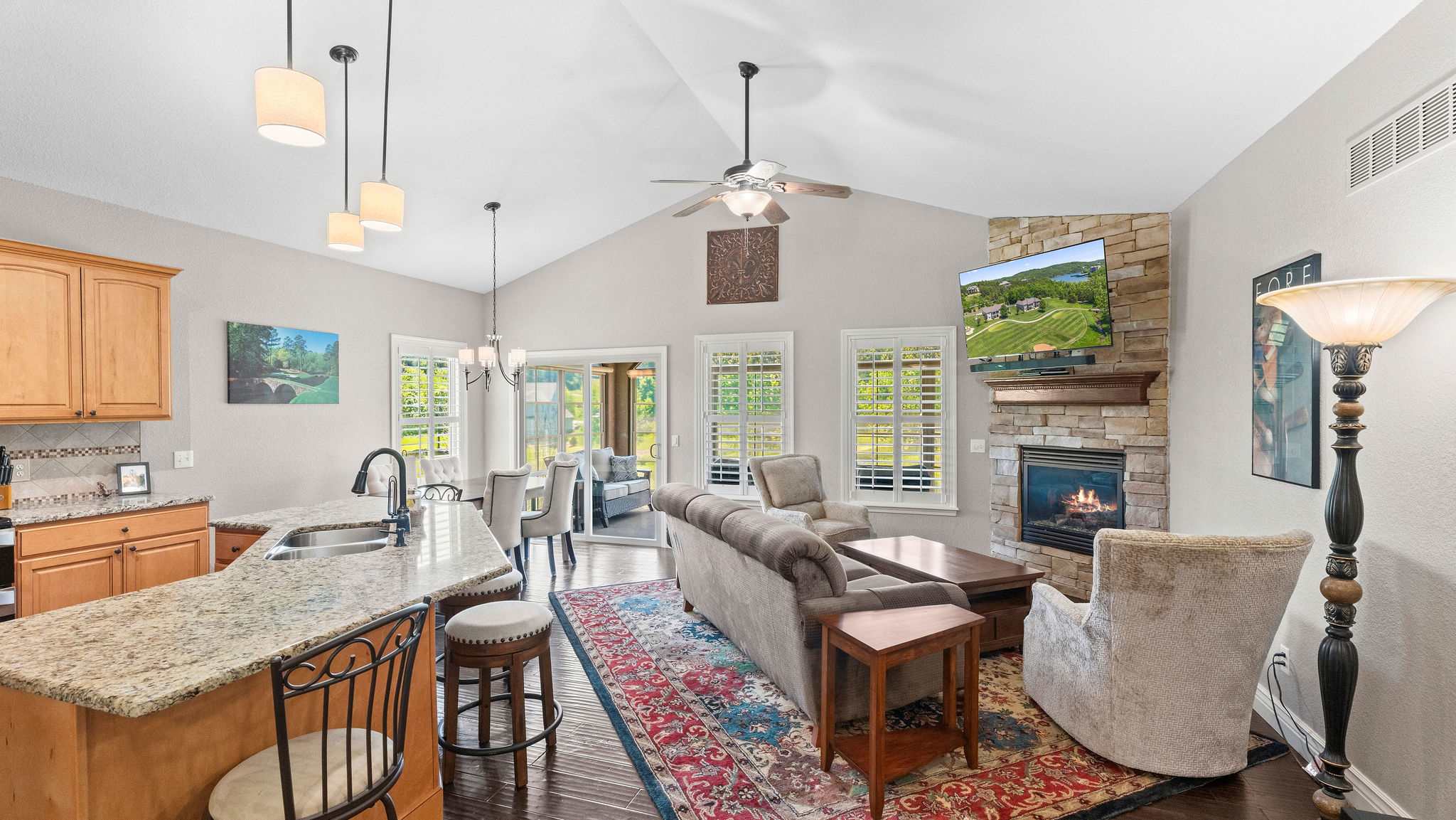 Enjoy the breezy, open flow of the main-level living spaces​