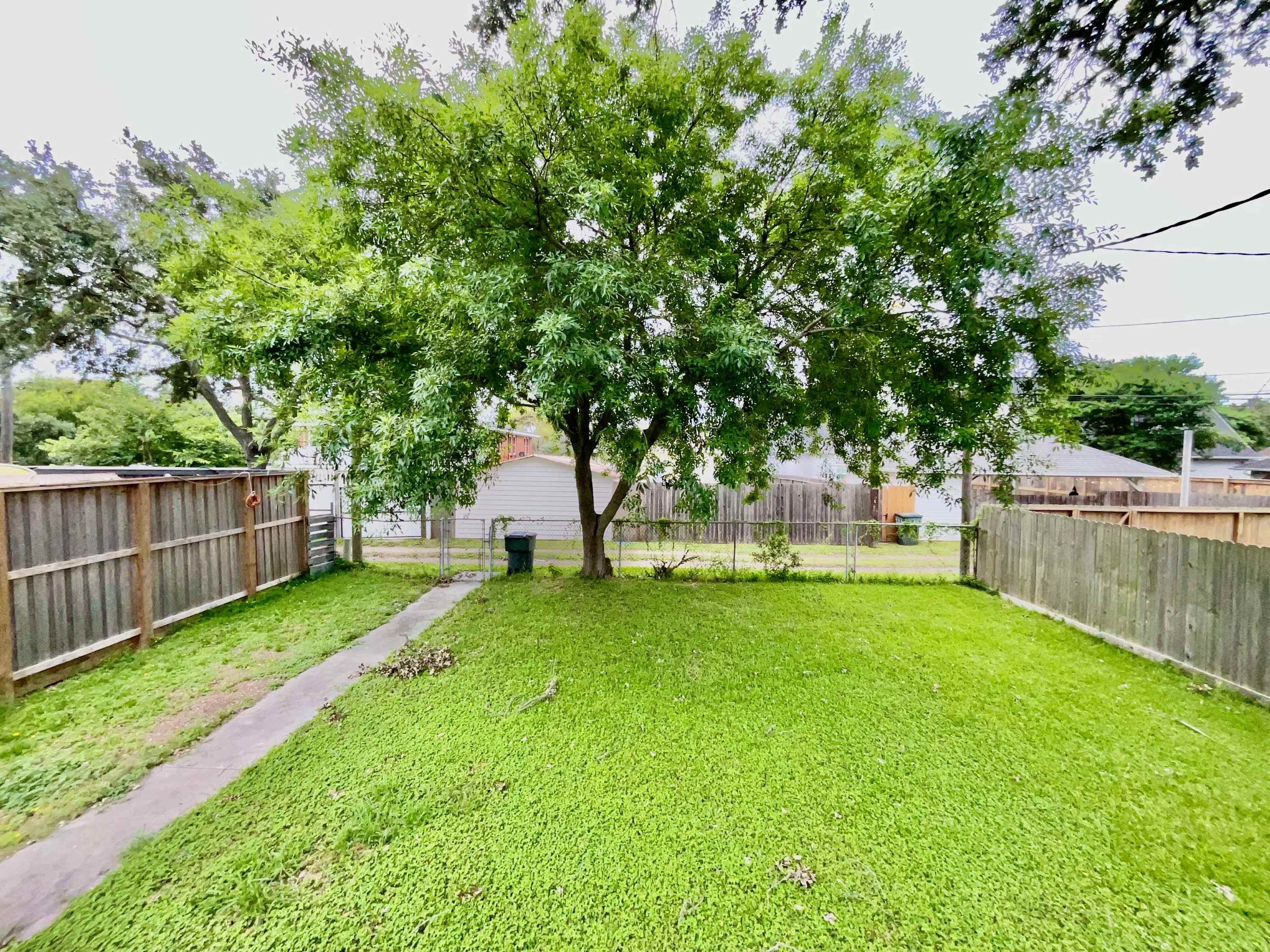 Relax outdoors in the spacious back yard