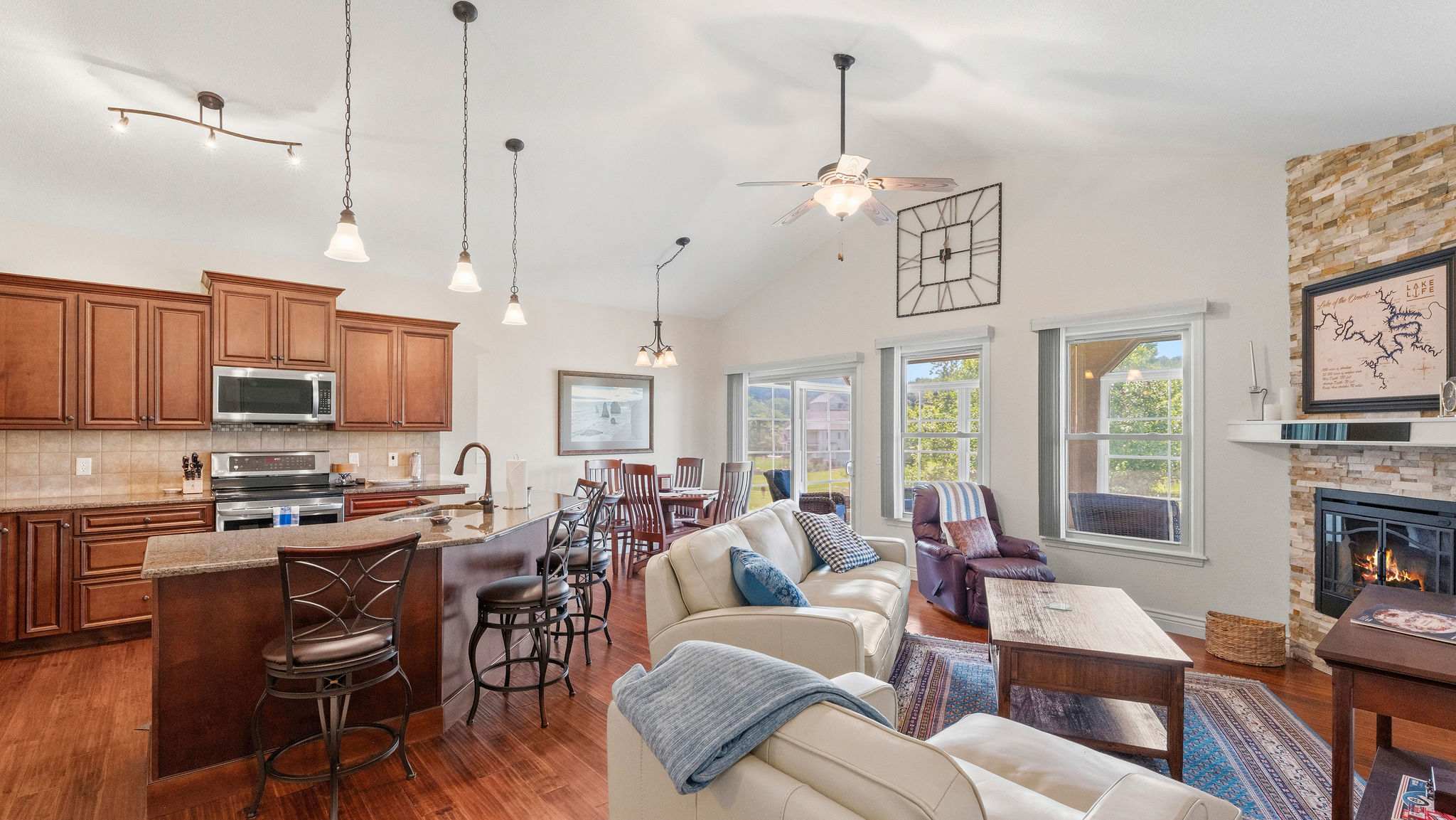 Enjoy the breezy, open flow of Blue Villa’s main-level living spaces​