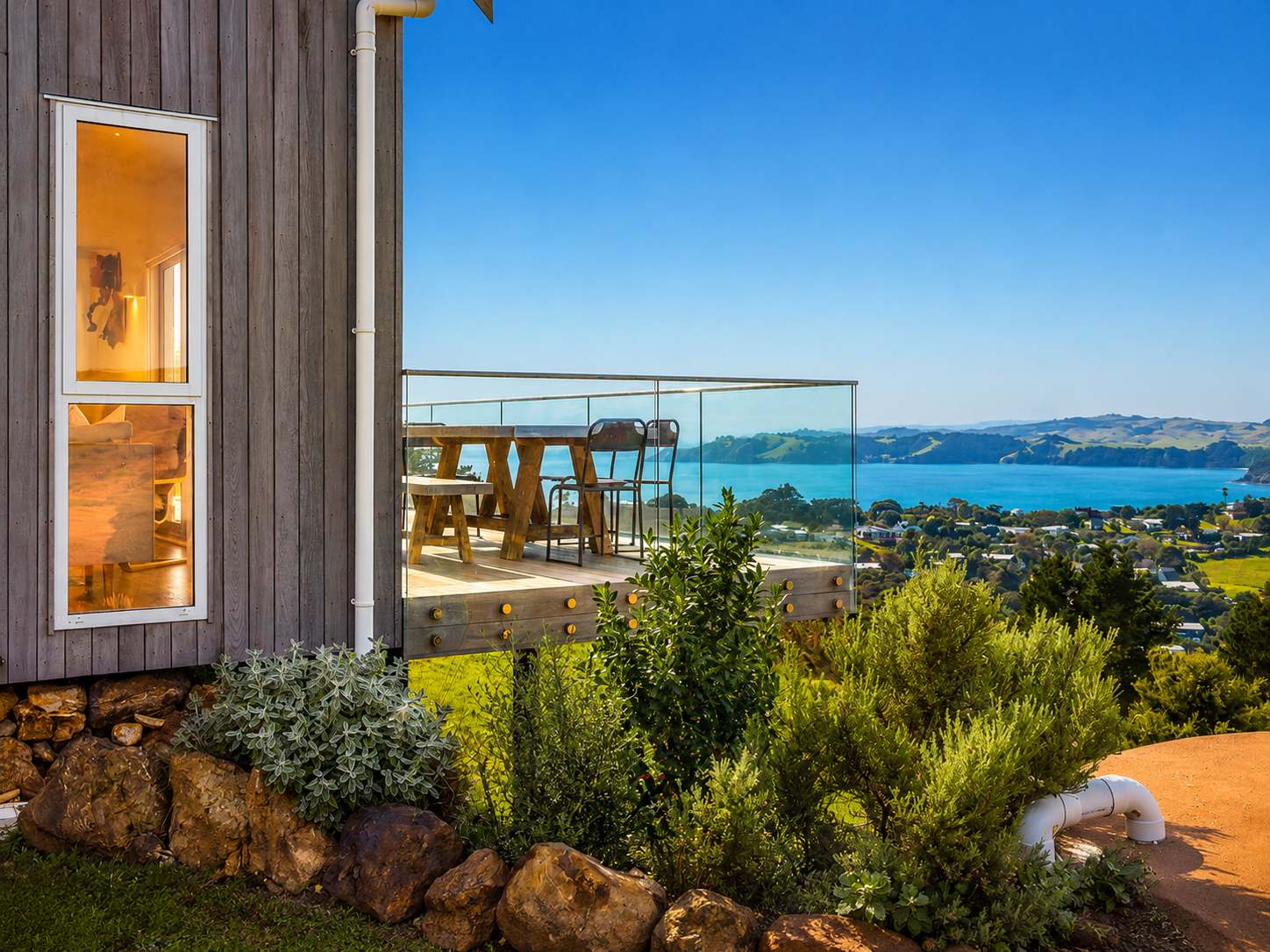 Overview - Panoramic Sea and Valley Views — Waiheke Island, Auckland — vacation rental
