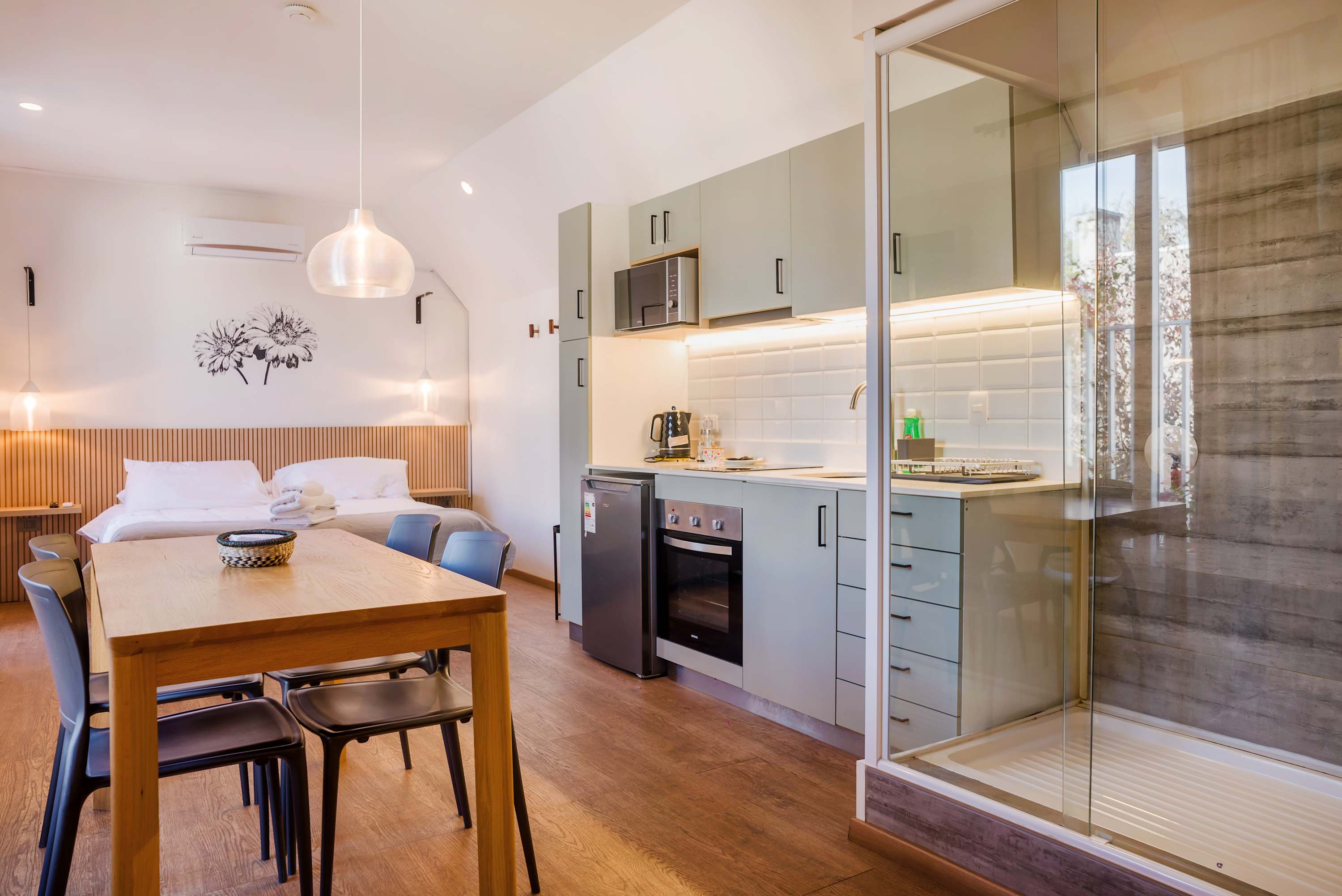 Chic studio with modern amenities, perfect for a cozy stay in the heart of the city.