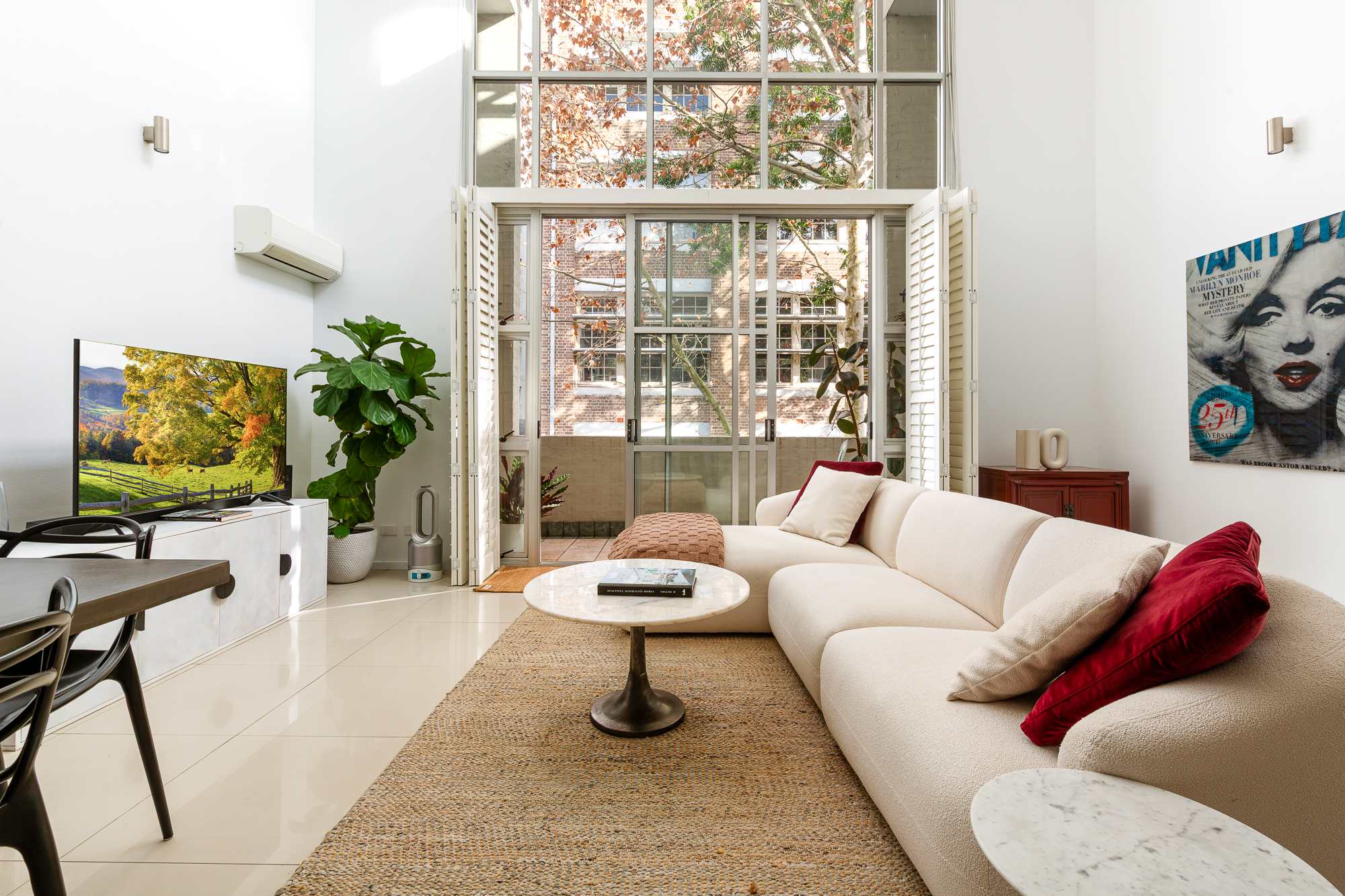 Manhattan Tri-Level Warehouse Style Apartment