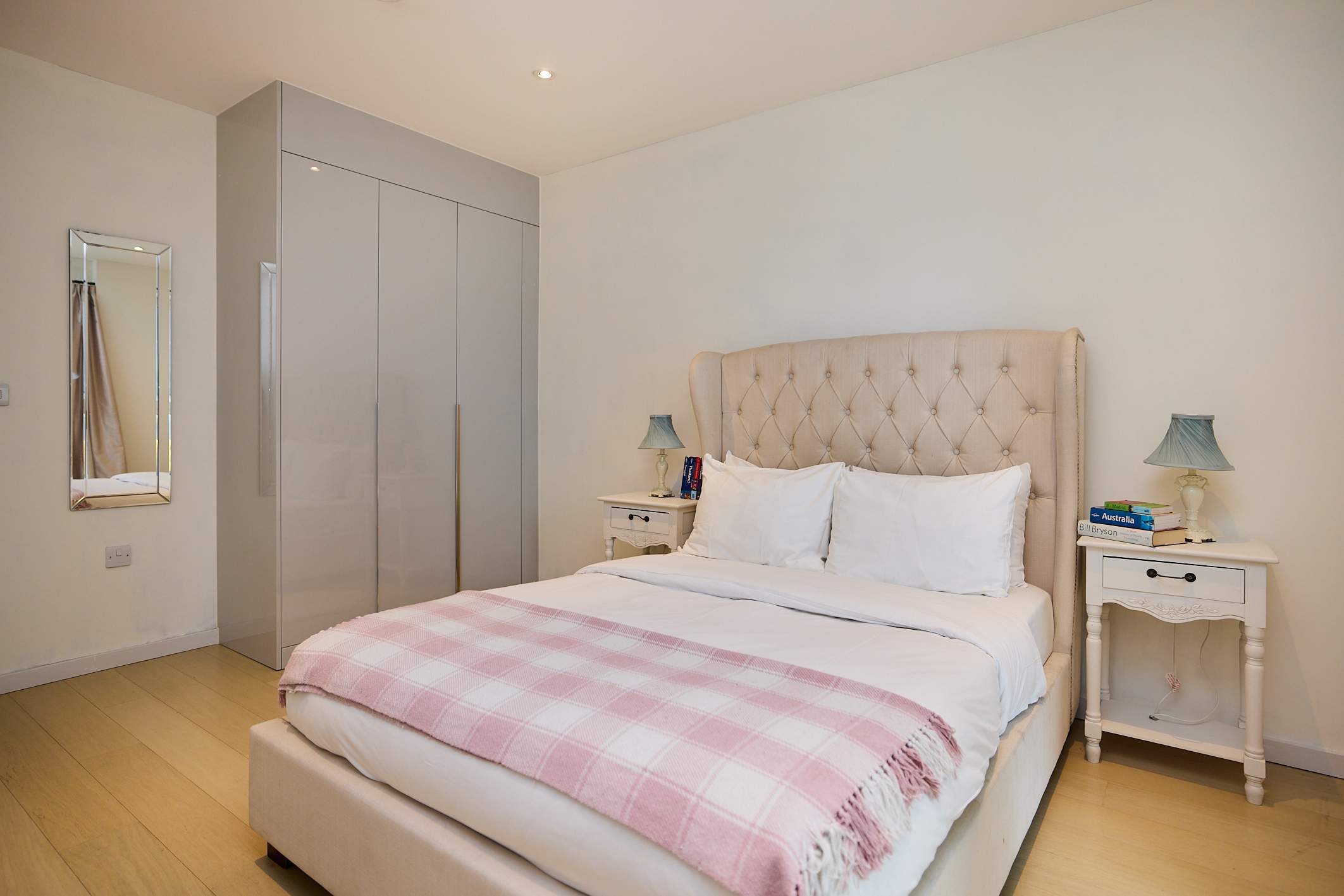 Minimalist Grey Design & Sunlit Glass in Flat 201, Cassia Point, Glasshouse Gardens, E20 1HR London, United Kingdom E20 1HR - Property image 8 - VivreStays