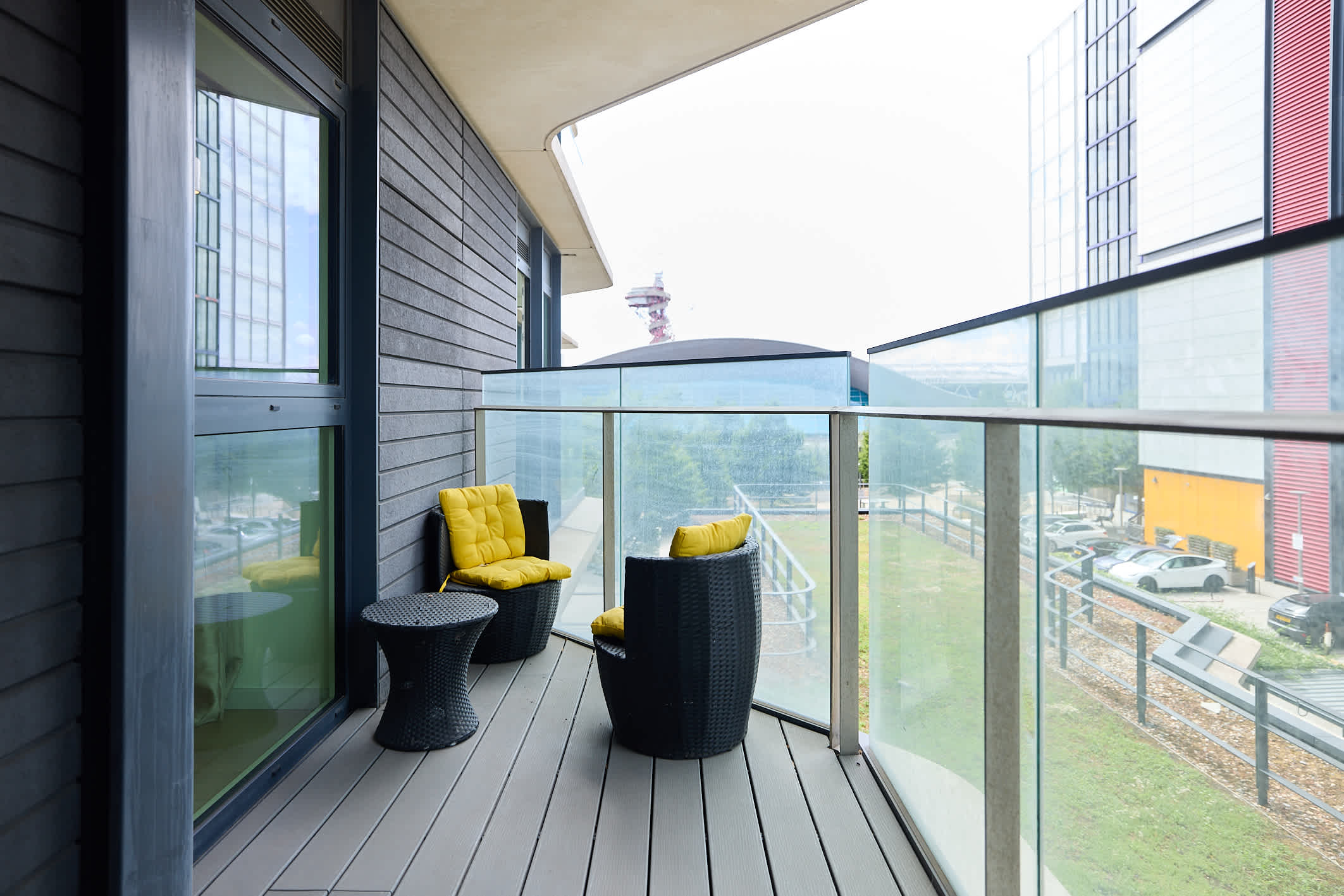 Minimalist Grey Design & Sunlit Glass in Flat 201, Cassia Point, Glasshouse Gardens, E20 1HR London, United Kingdom E20 1HR - Property image 14 - VivreStays