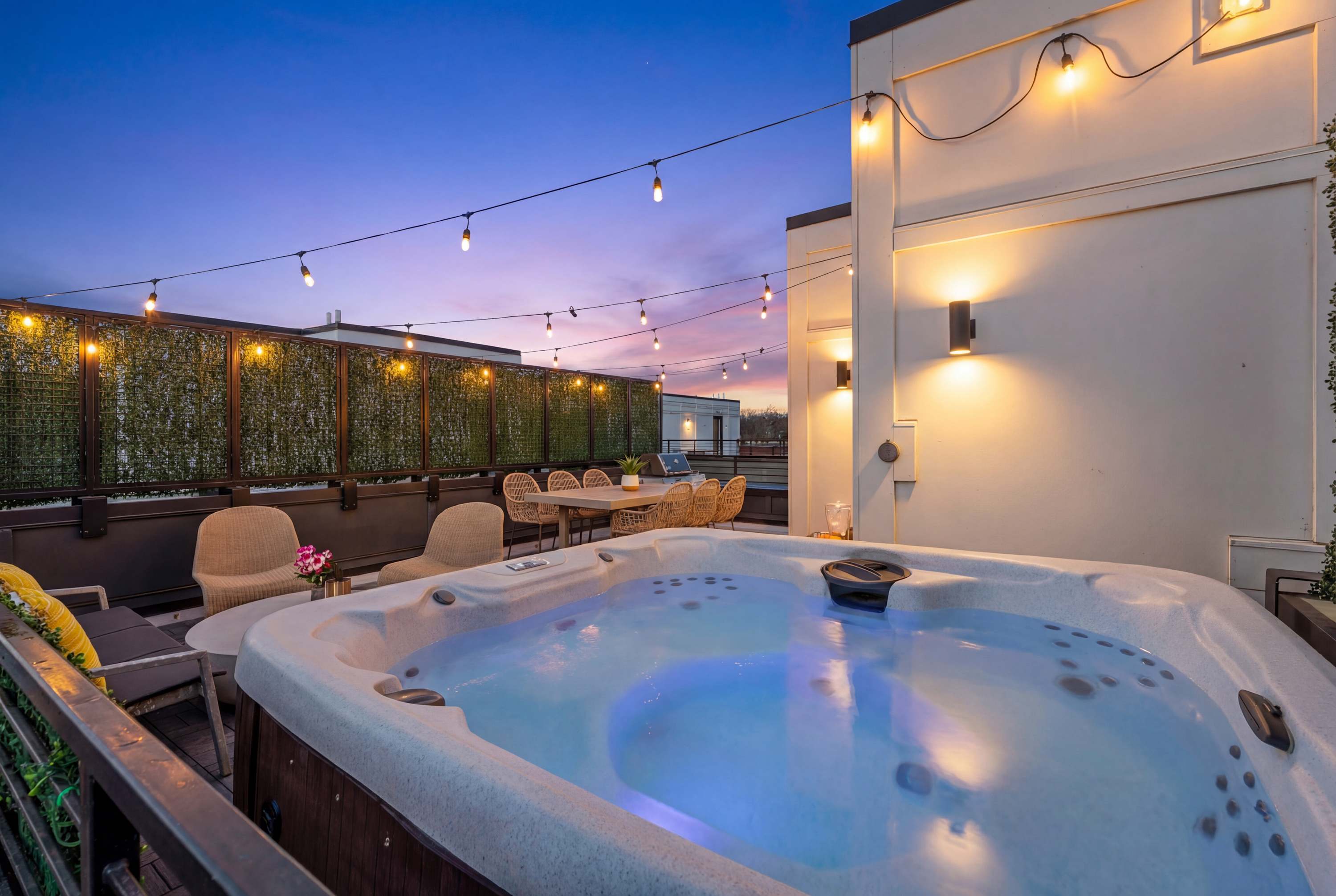 Sleeps 24 2 Homes City Views Hot Tub Fire Pit — Nashville, TN — vacation rental