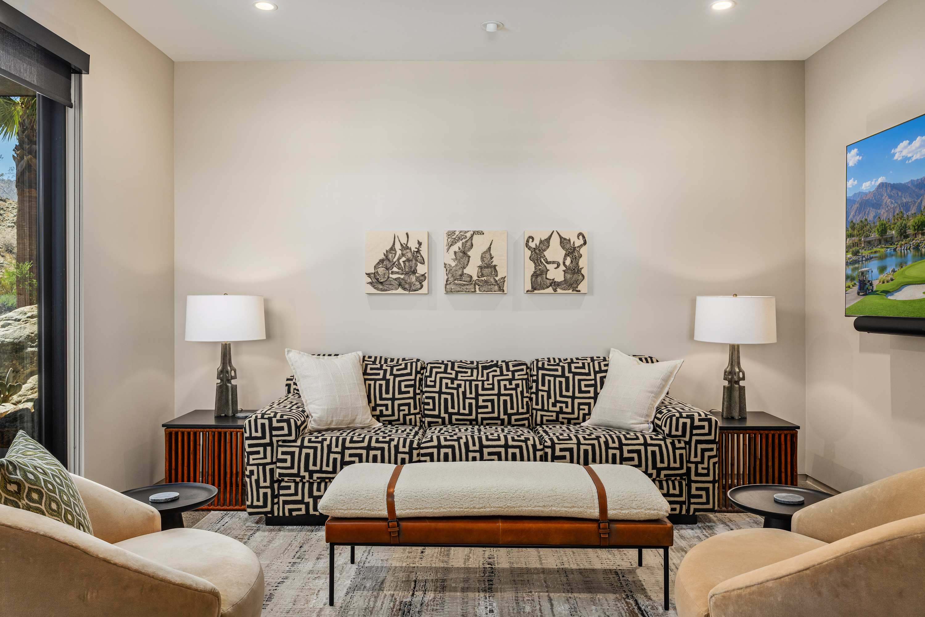 Den | VISTA in Palm Desert, California by Luxus Vacation Properties