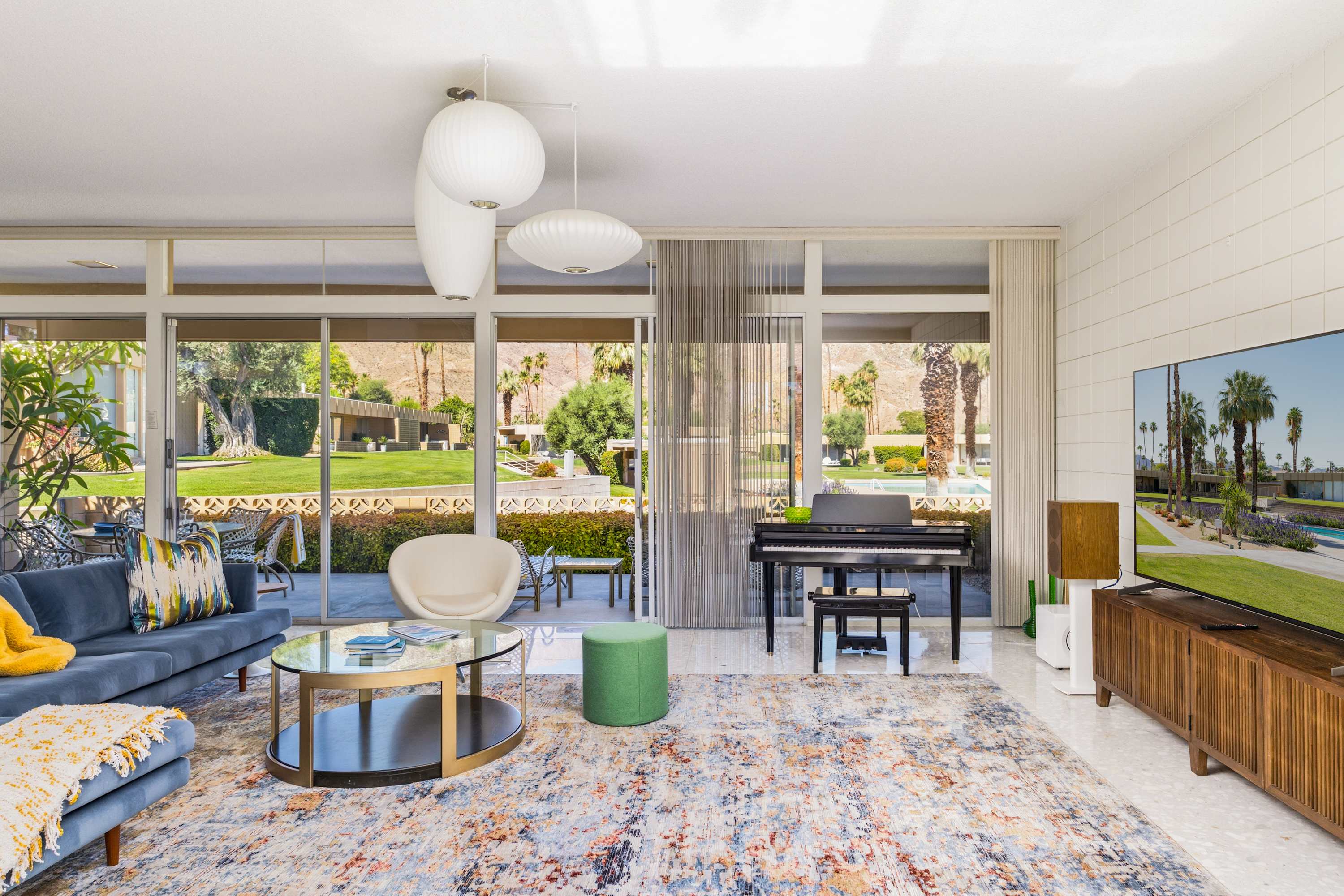 Living Room | Sandpiper Empress in Palm Desert, California by Luxus Vacation Properties
