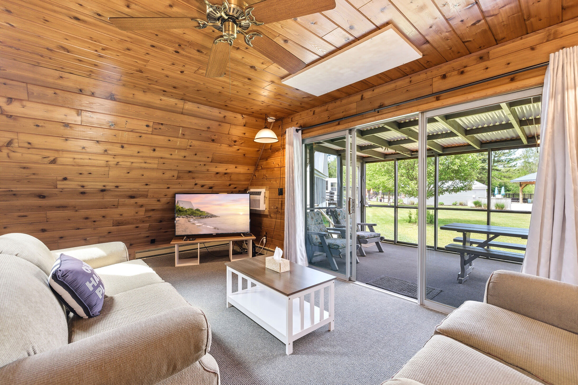 Indoor - outdoor living make family vacations easy here.