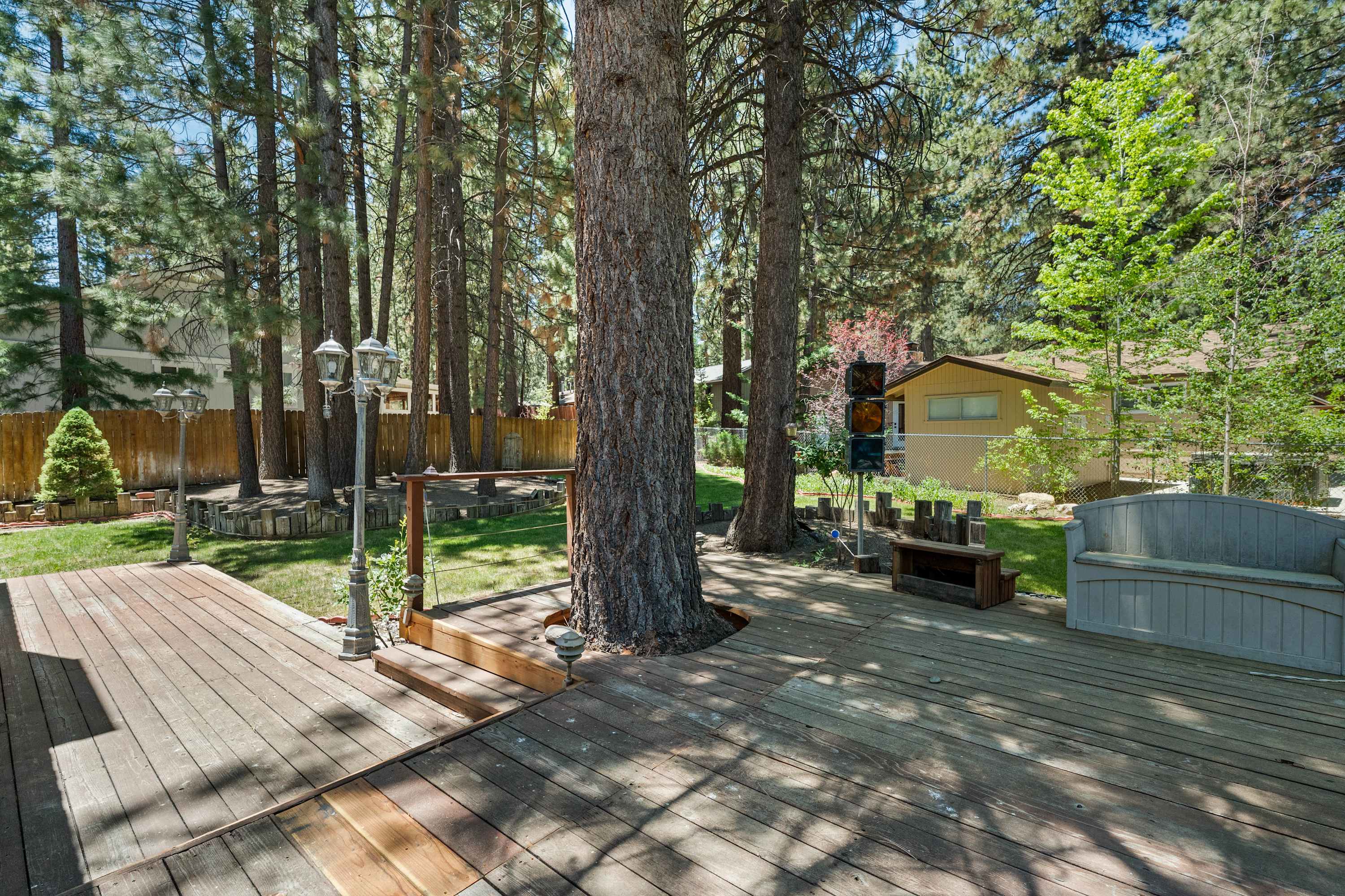 Walk to Snow Summit, AC, Fenced Yard