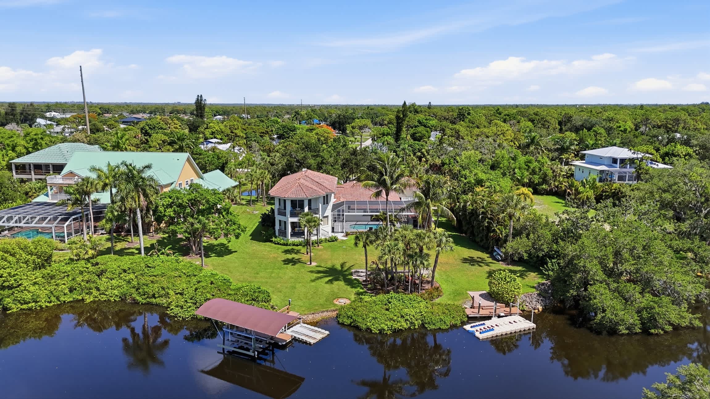 Riverfront Retreat with Pool Spa Dock | Photo 72