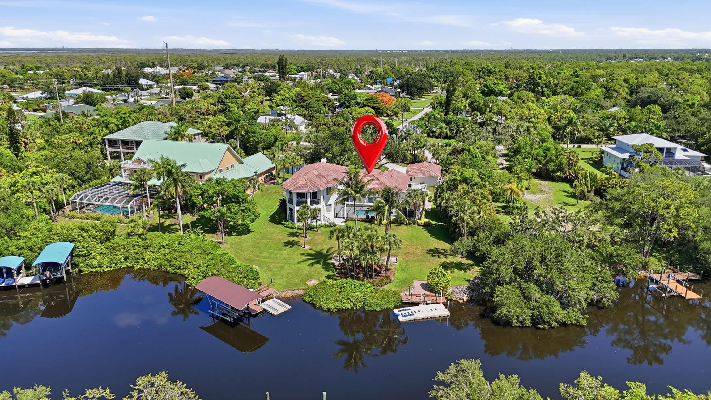 Riverfront Retreat with Pool Spa Dock | Photo 73