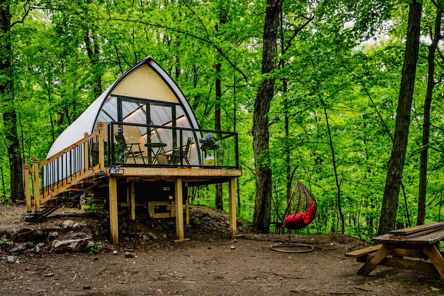 Unique Wigwam Cabin in Parry Sound #47