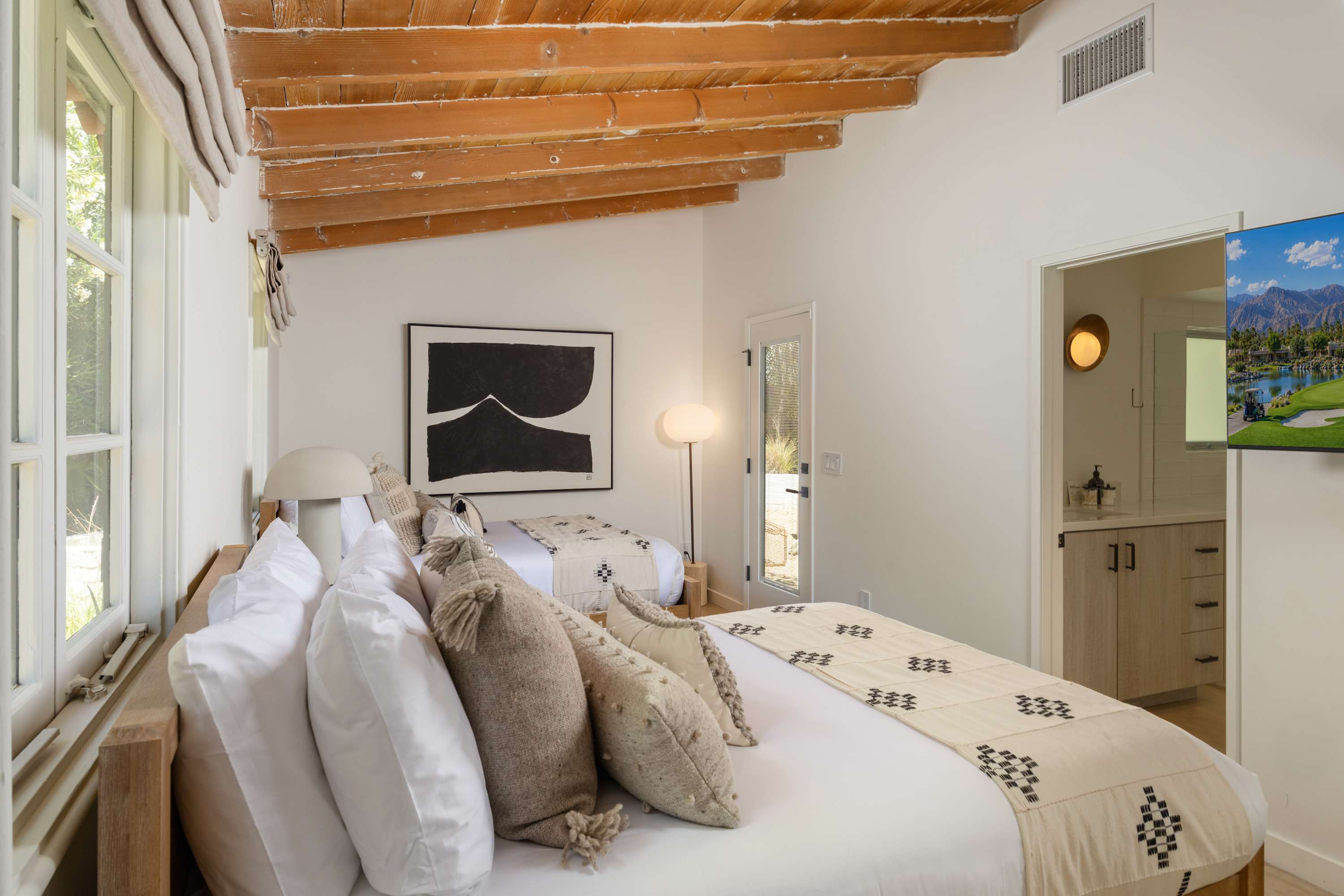 Bedroom 3 | San Simian in Palm Springs, California by Luxus Vacation Properties