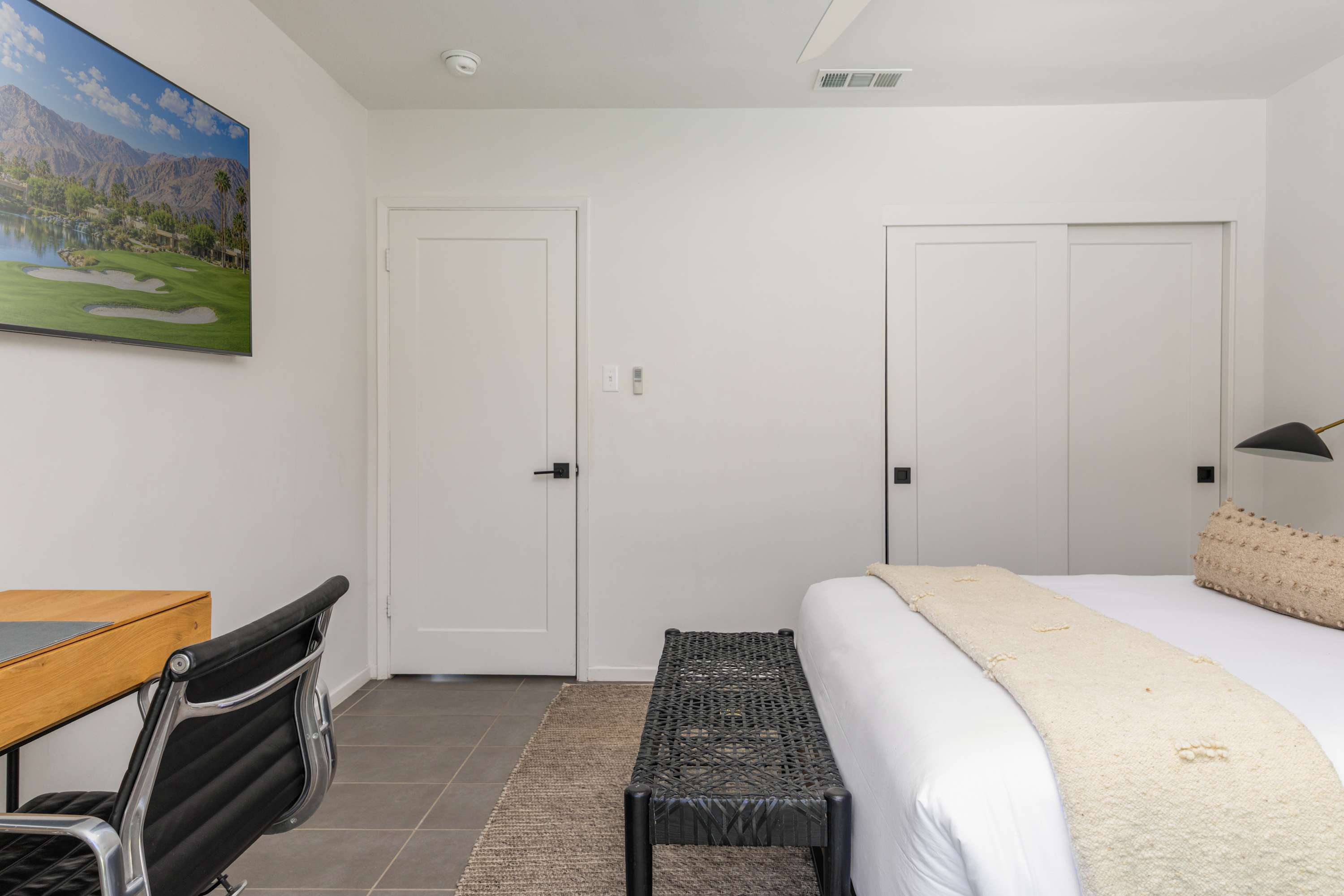 Bedroom 4 | Desert Charmer in Palm Springs, California by Luxus Vacation Properties