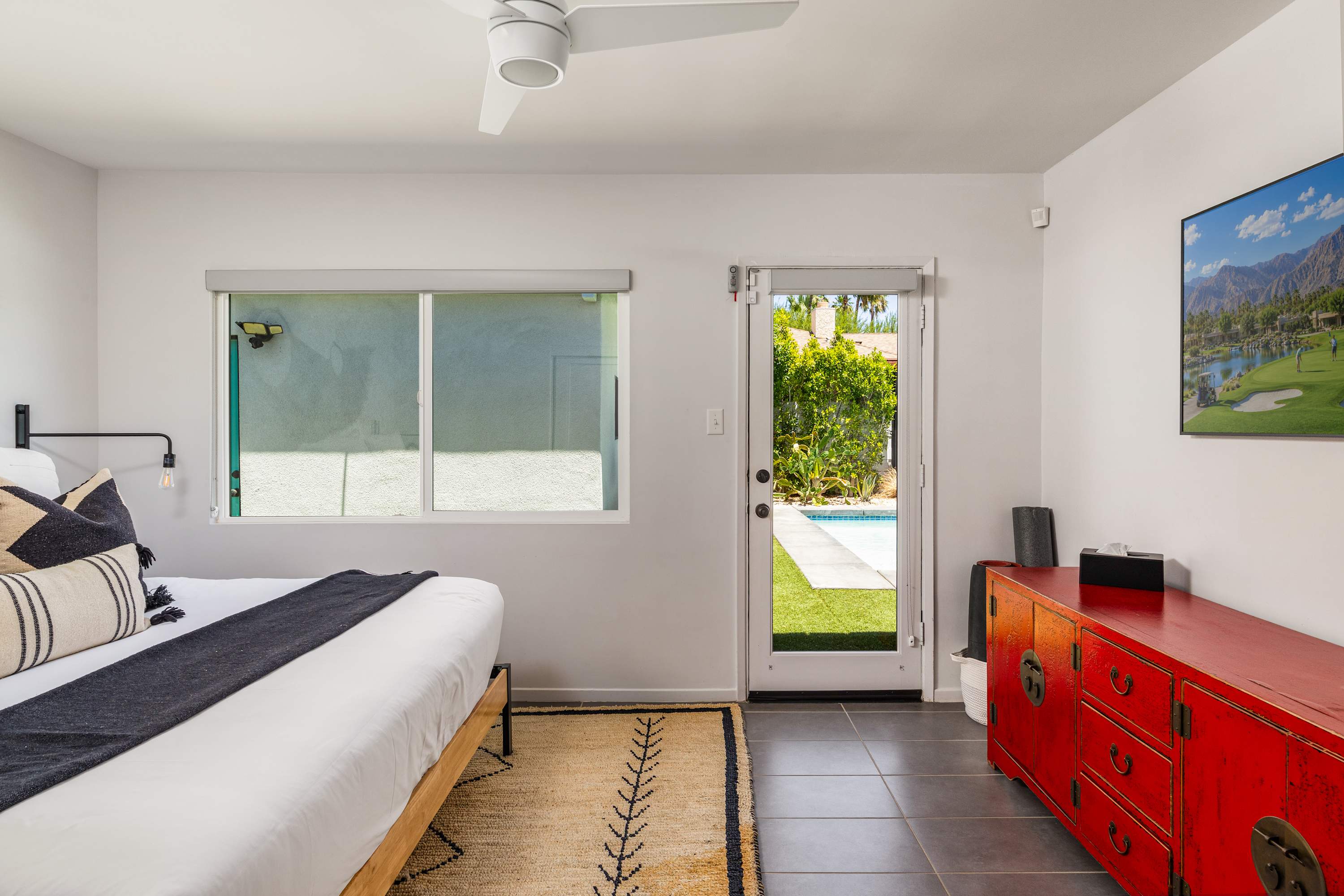 Bedroom 2 | Desert Charmer in Palm Springs, California by Luxus Vacation Properties
