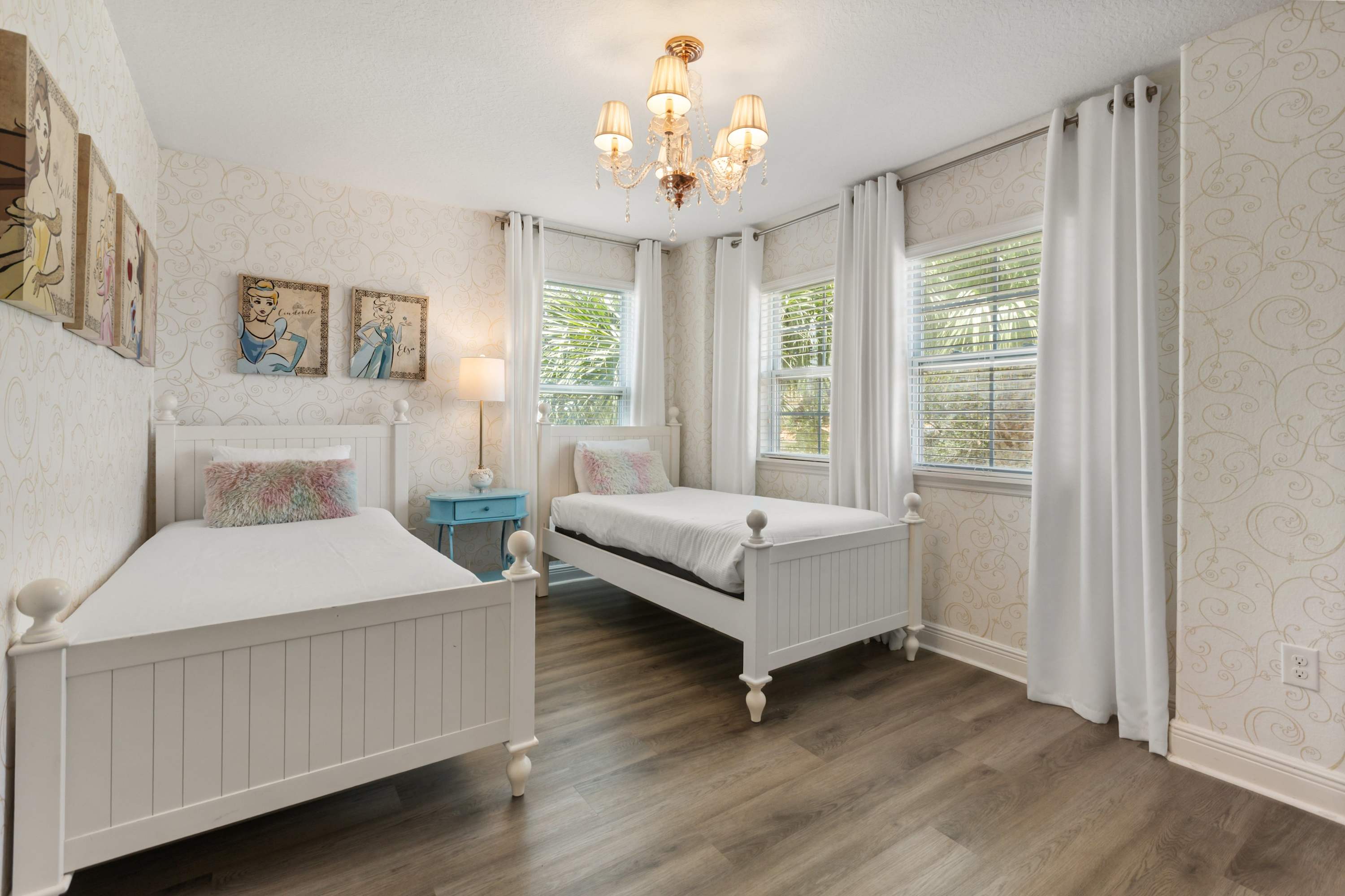 Relax, Stream, and Recharge with Two Comfortable Single Beds