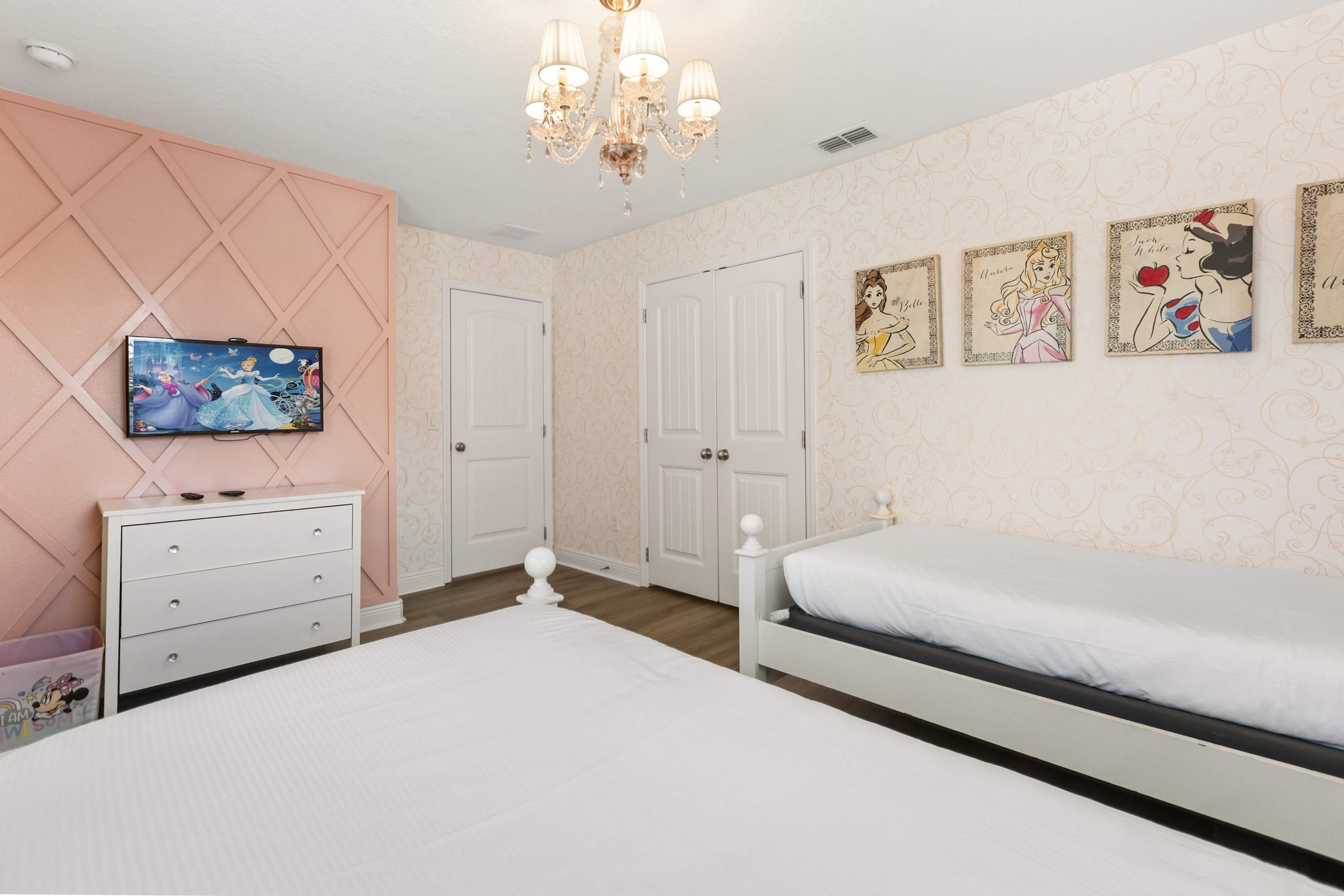 Perfect for Friends or Kids with Two Single Beds