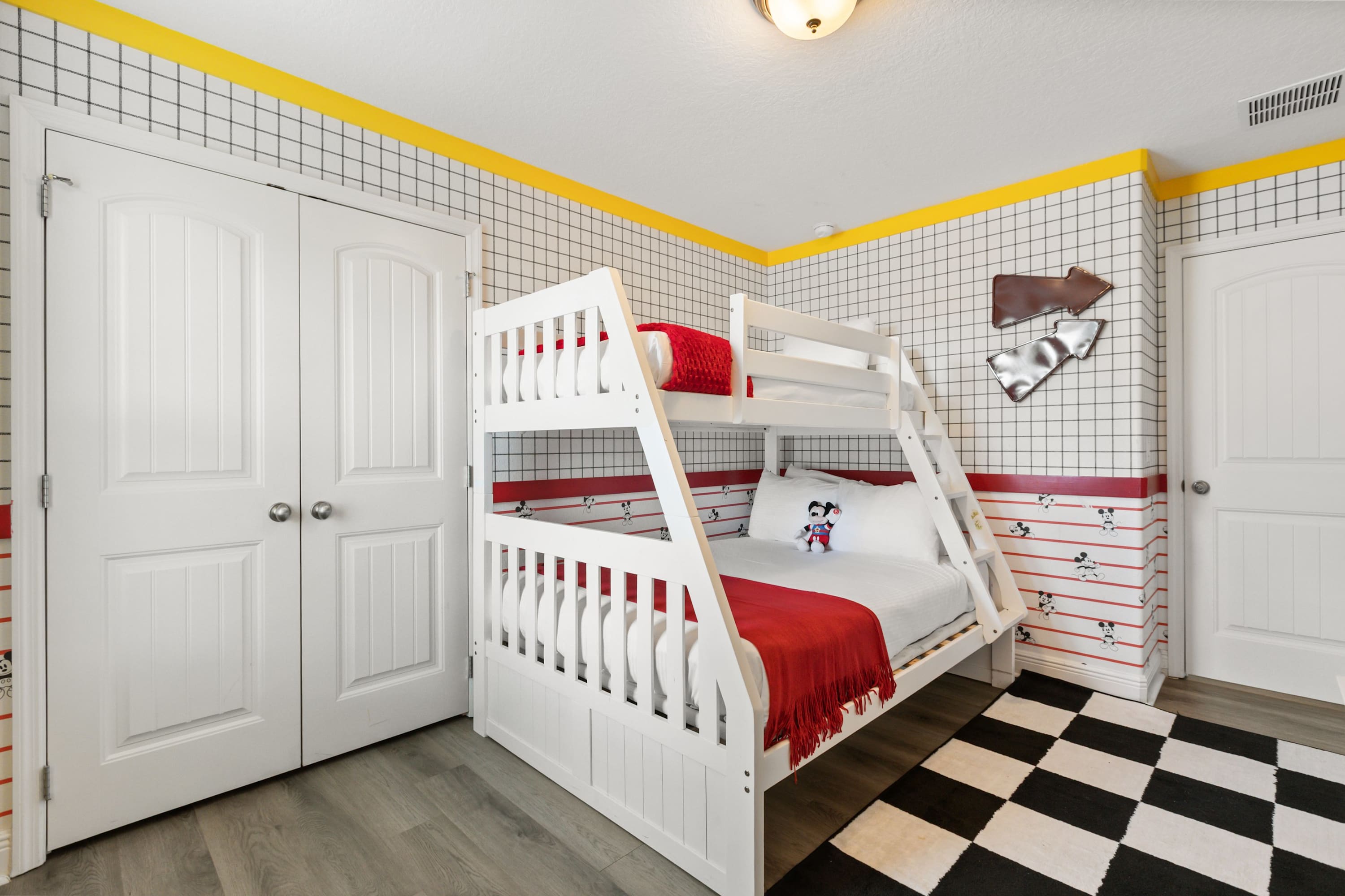 Mickey Mouse Magic Awaits in This Fun Bunk Bed Room