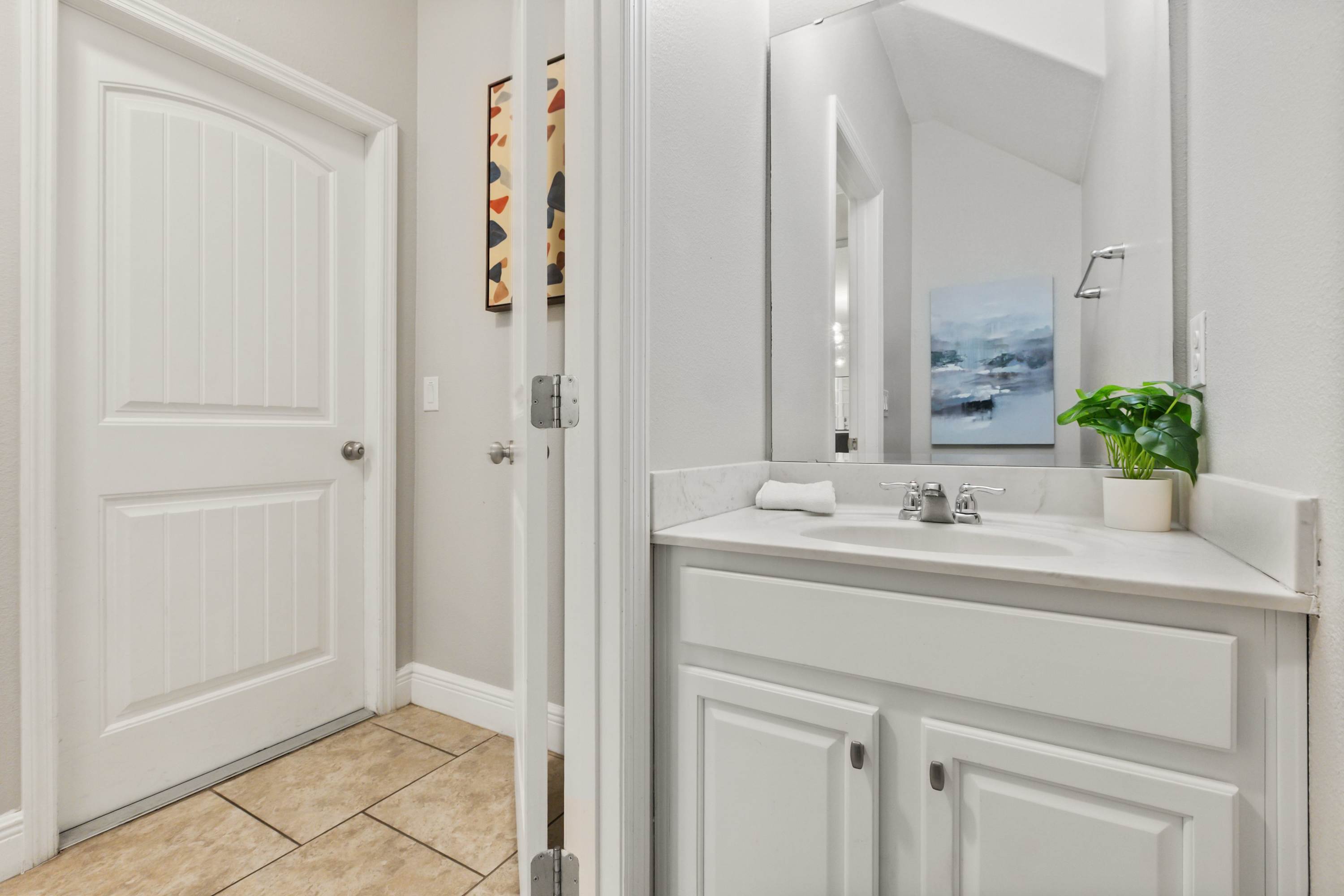 Easy Access Bathroom for Quick Refreshes