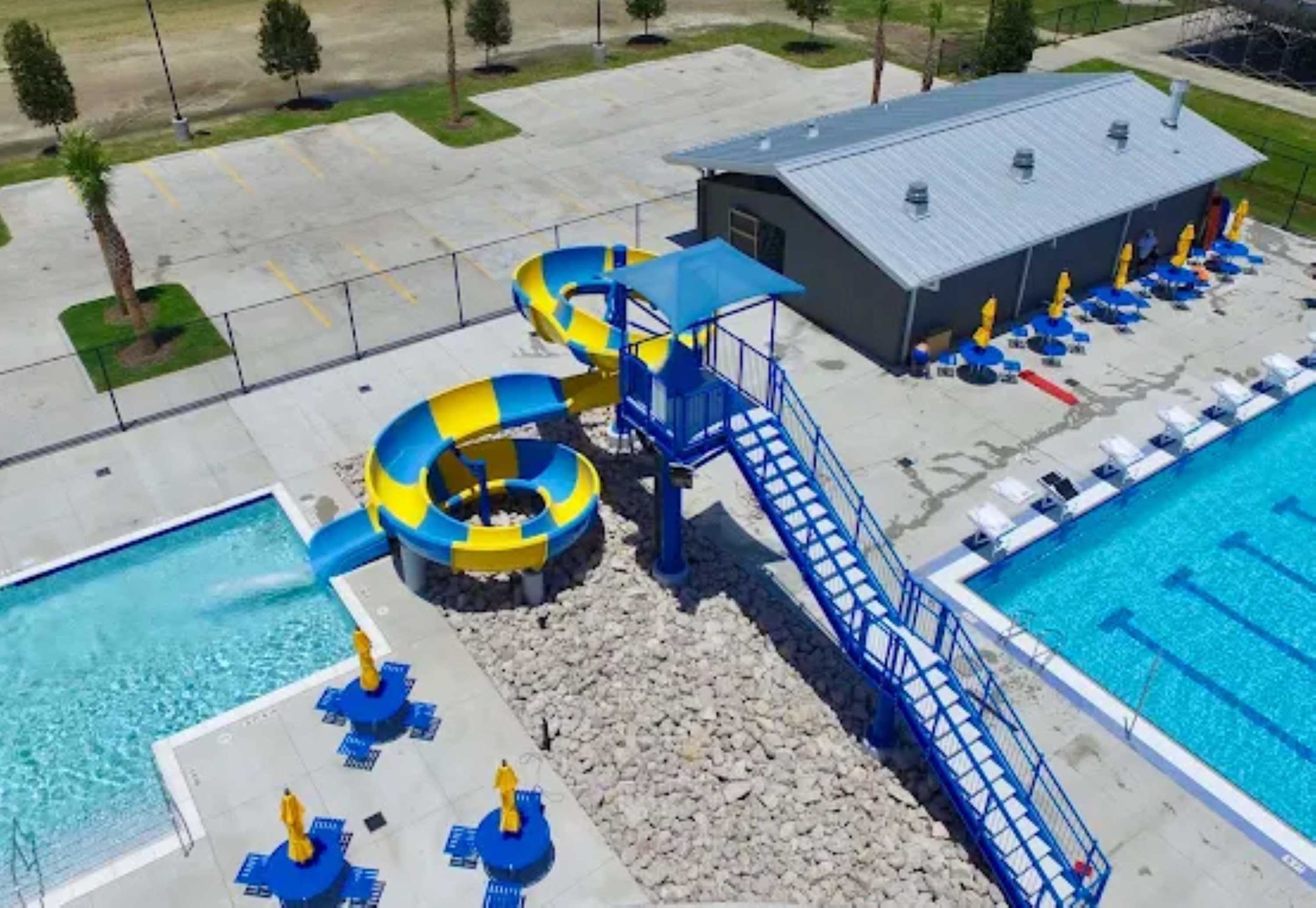 Community pool vibes: sunshine, splashes, and smiles