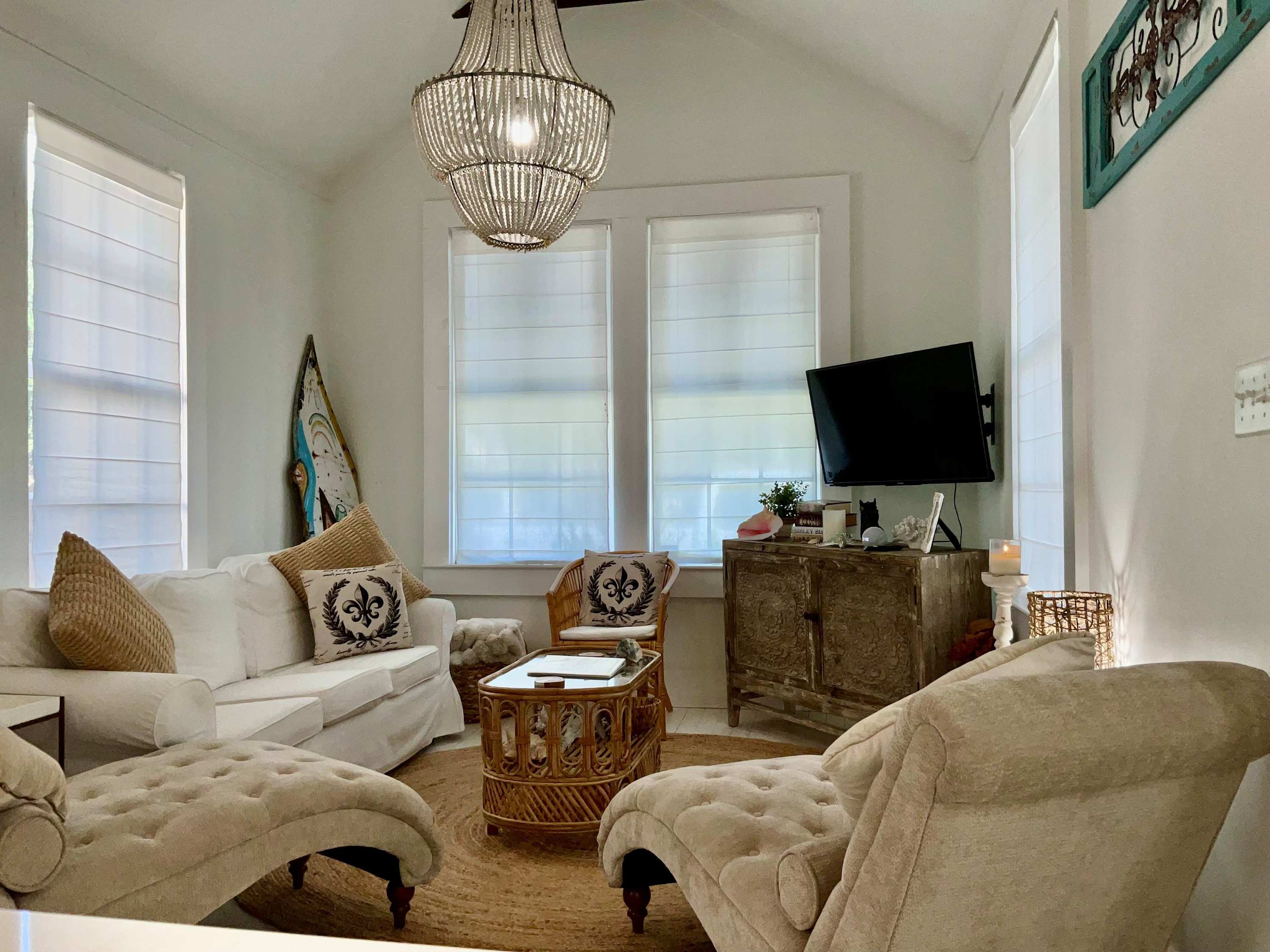 Where Galveston charm meets good times — welcome to Krewe Cottage