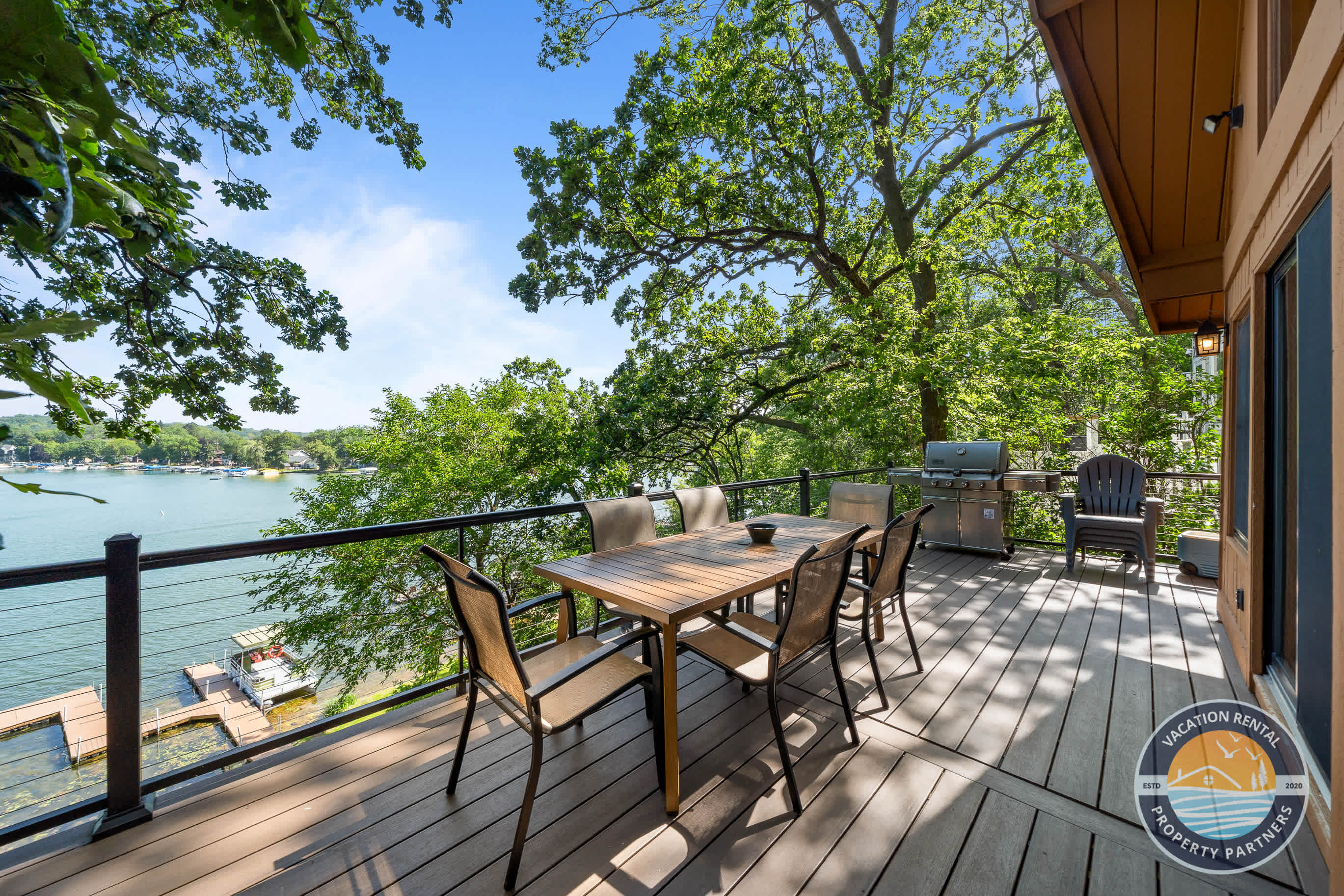 Featured Property Lakefront Retreat with Dock BBQ and Lake Access