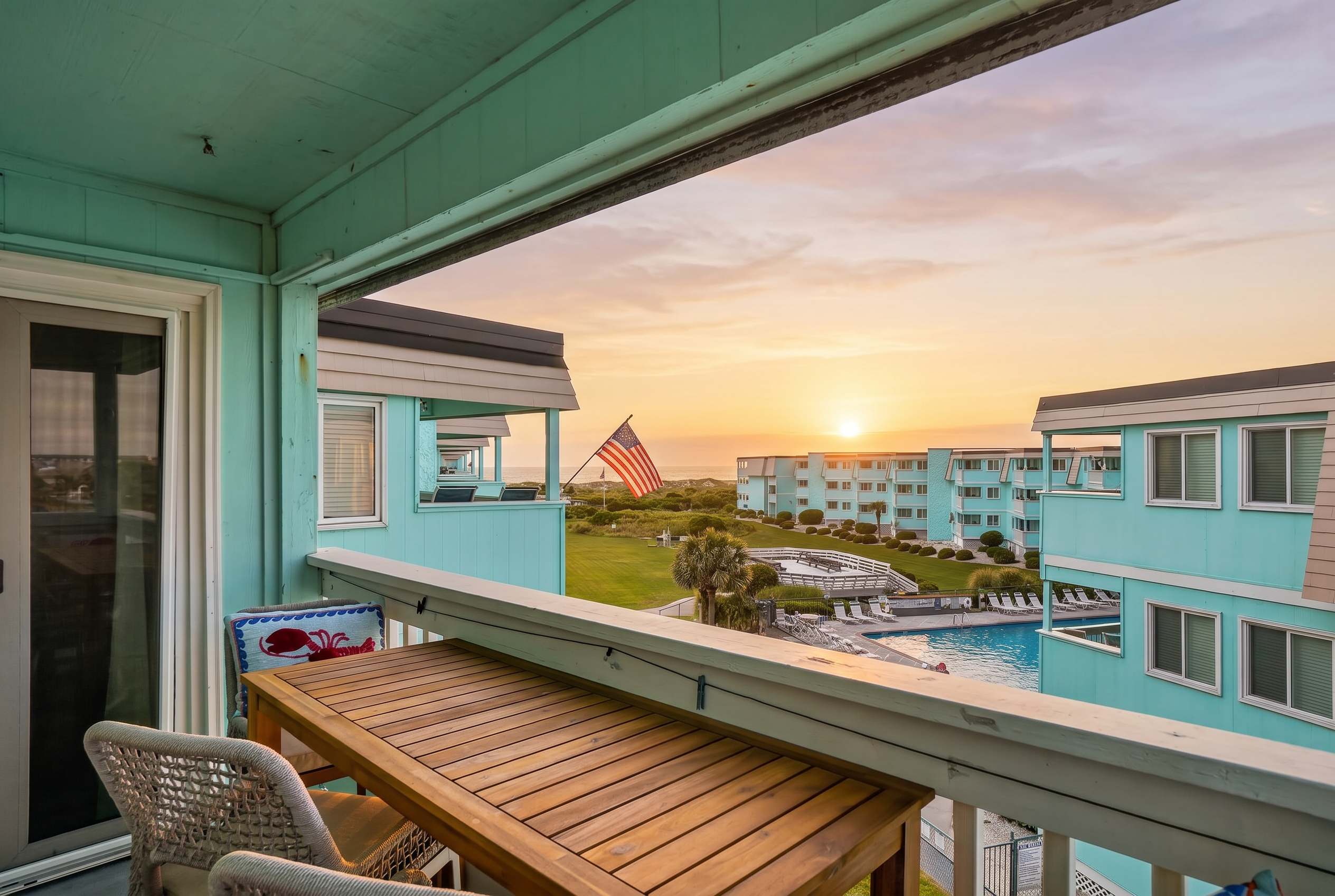 Beach Getaway w Pool & Private Balcony 2