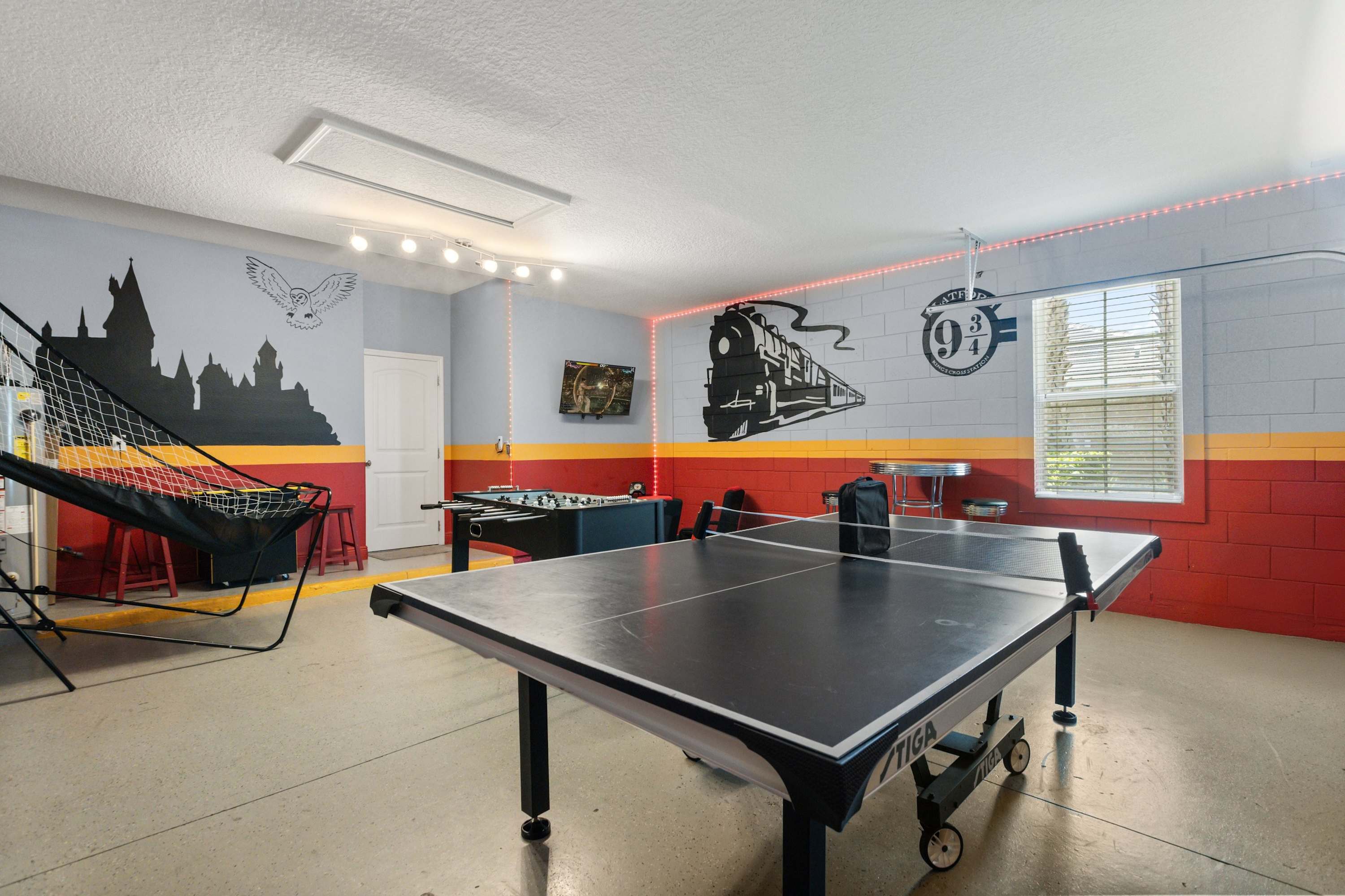 Challenge Friends to Ping Pong, Foosball, and Hoops