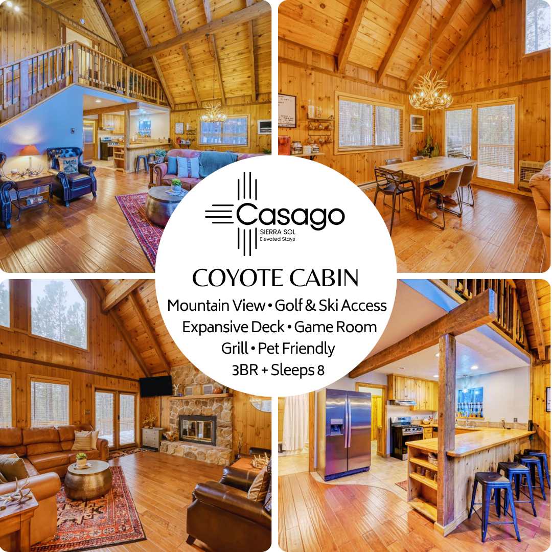 Coyote Cabin - Deck Views, Gameroom, Close To Golf - Angel Fire, NM