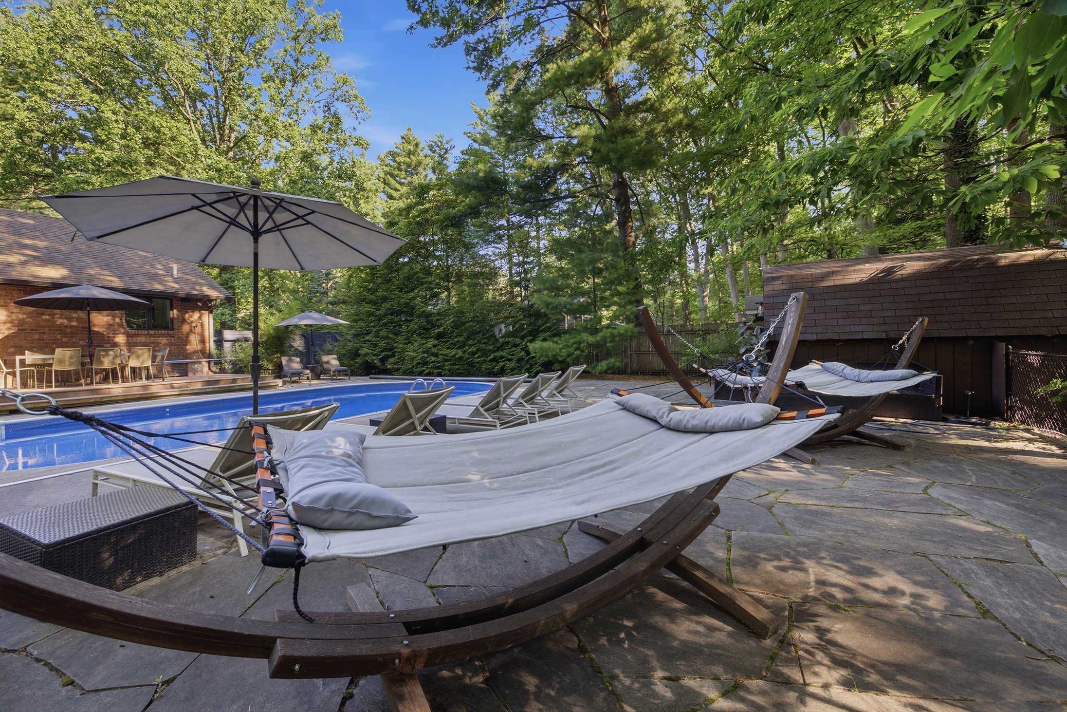Drift, rest, or read. The hammocks invite nothing but serene moments.