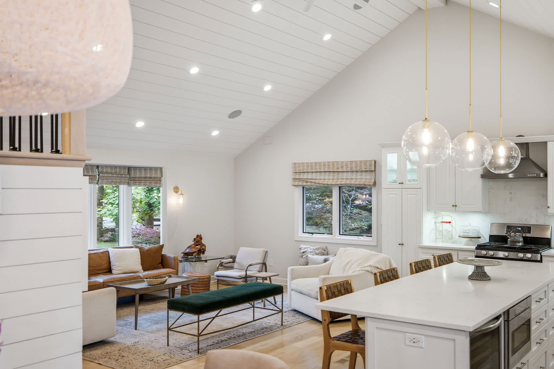 Spacious open living creates the perfect home base for Harbor Country getaways.