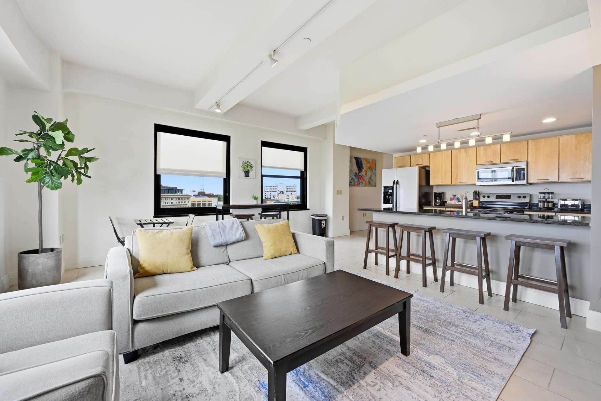 Urban Loft Living in Downtown Detroit & Gym