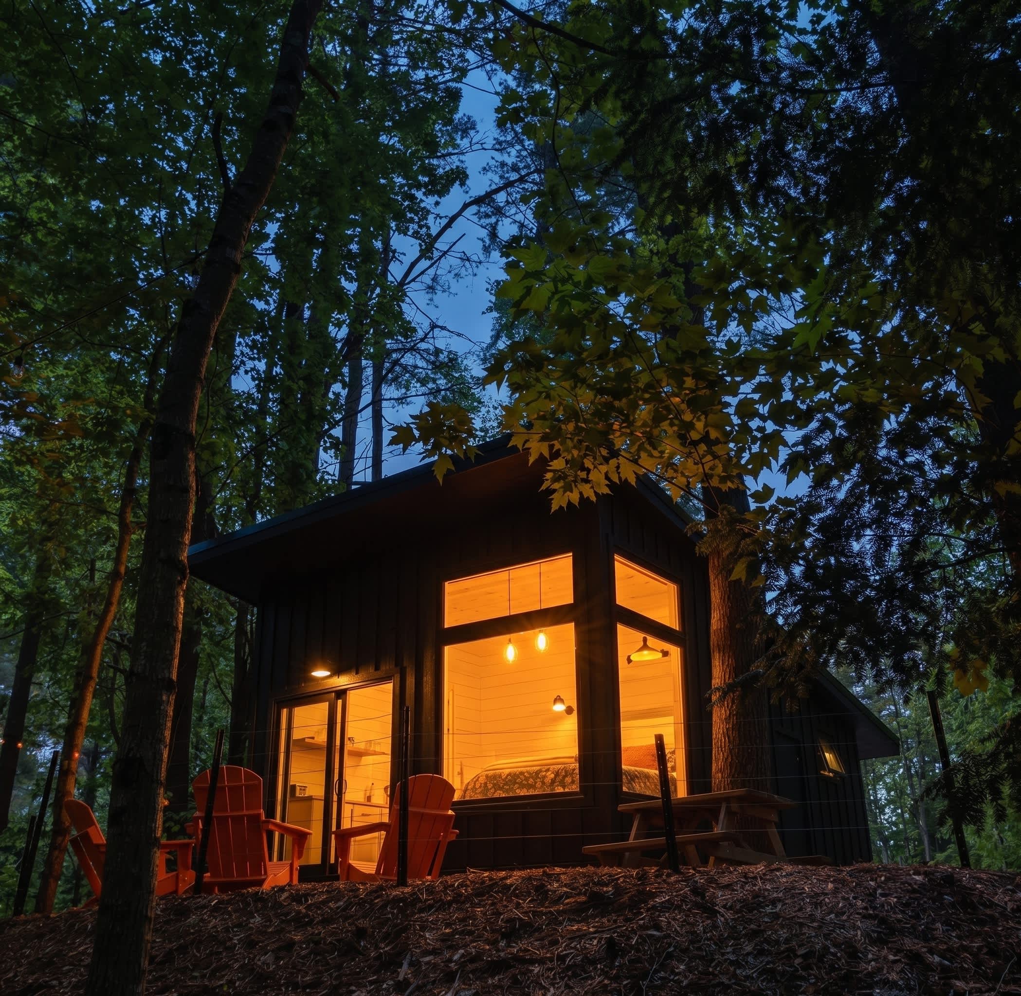 Luxurious Cabin With Scenic Windows And Outdoor Seating - Exquisite Retreat - Freeport, ME