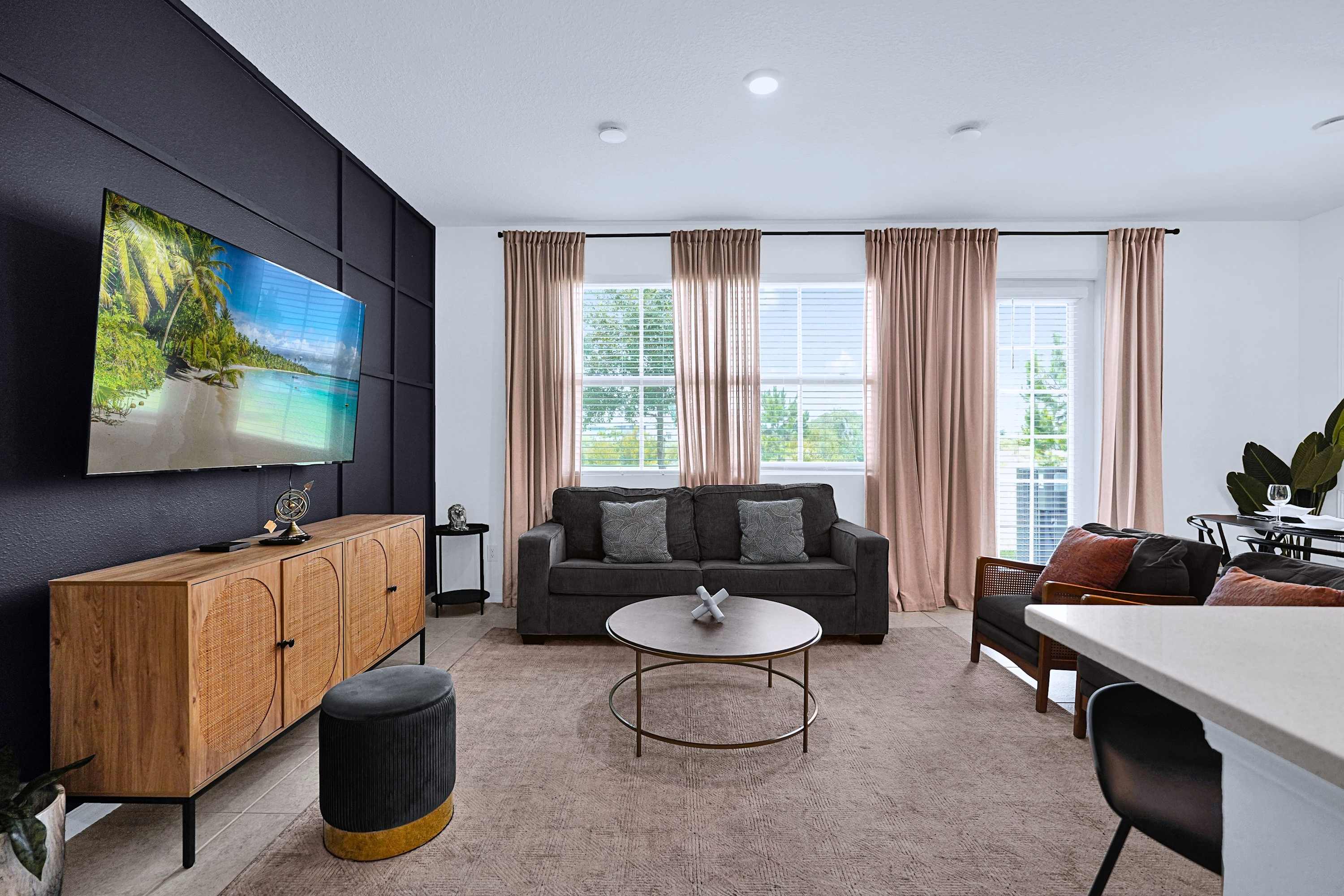 A refined gathering space where guests can connect, unwind, and enjoy their stay