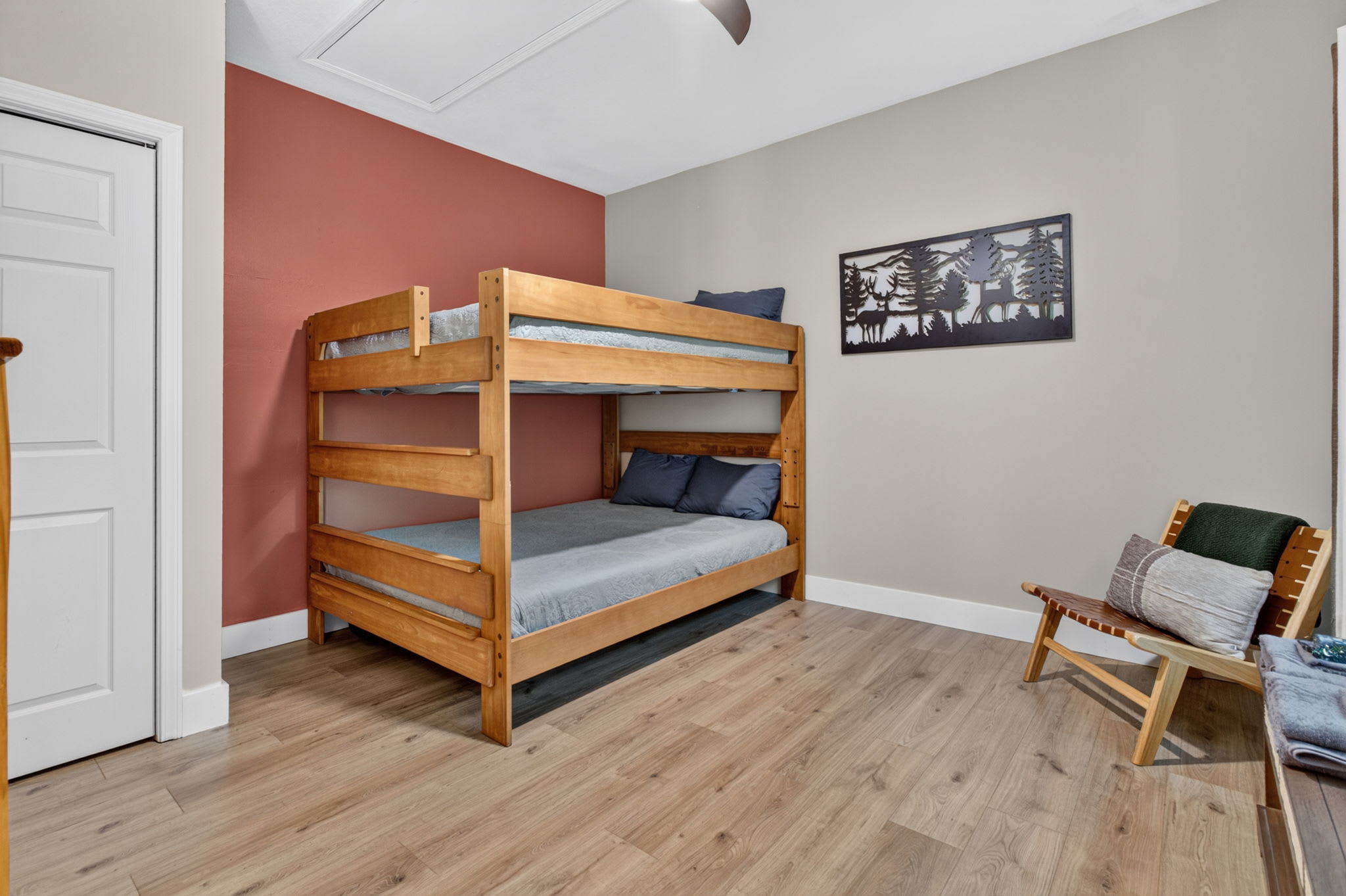 Bedroom 2 offers cozy bunk beds, perfect for families or groups.