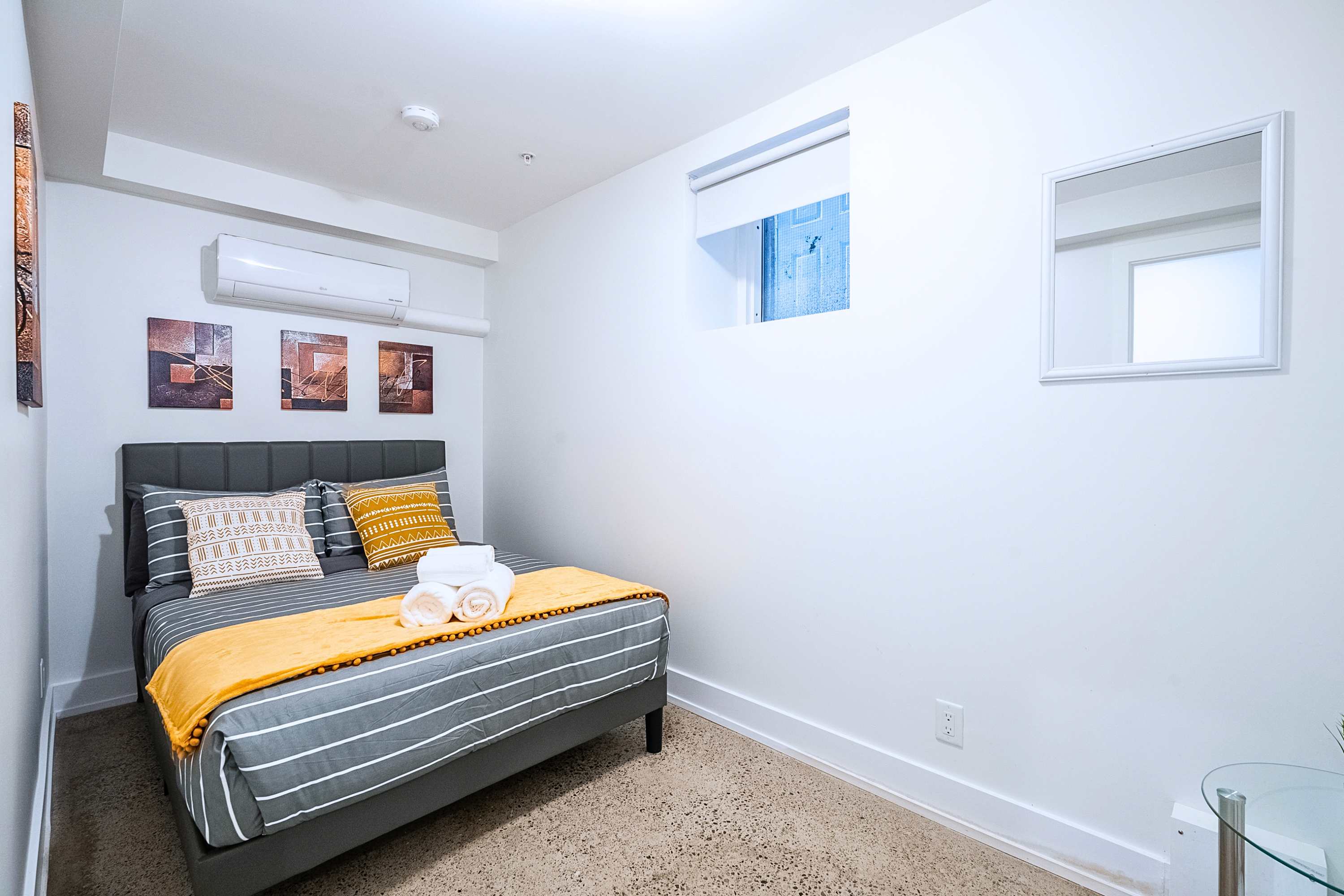 Double bedroom with fresh linens