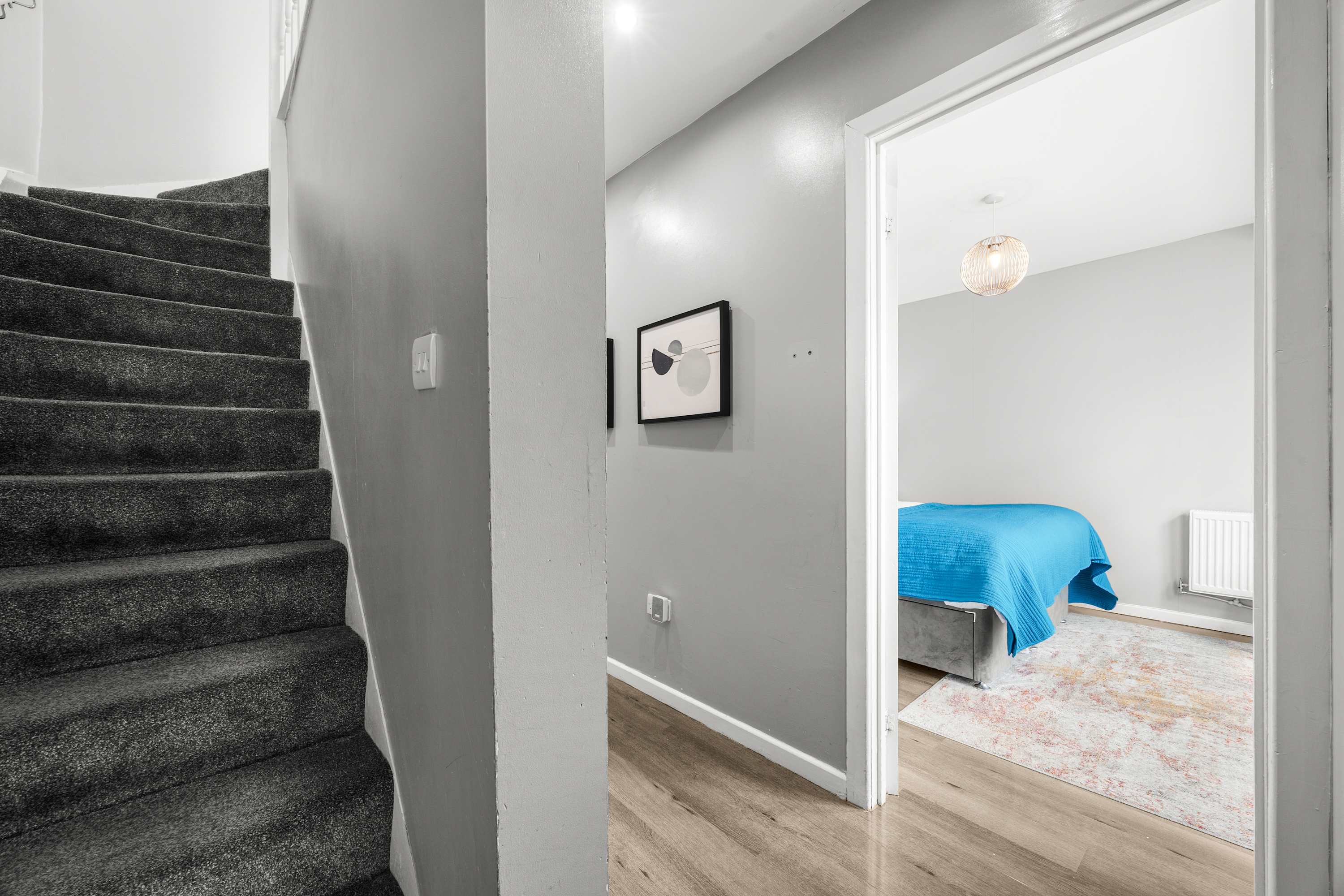 Family Haven 5 min to City Centre + 2 free parking in 42 Hacking Street M7 4YD - Property image 45 - VivreStays
