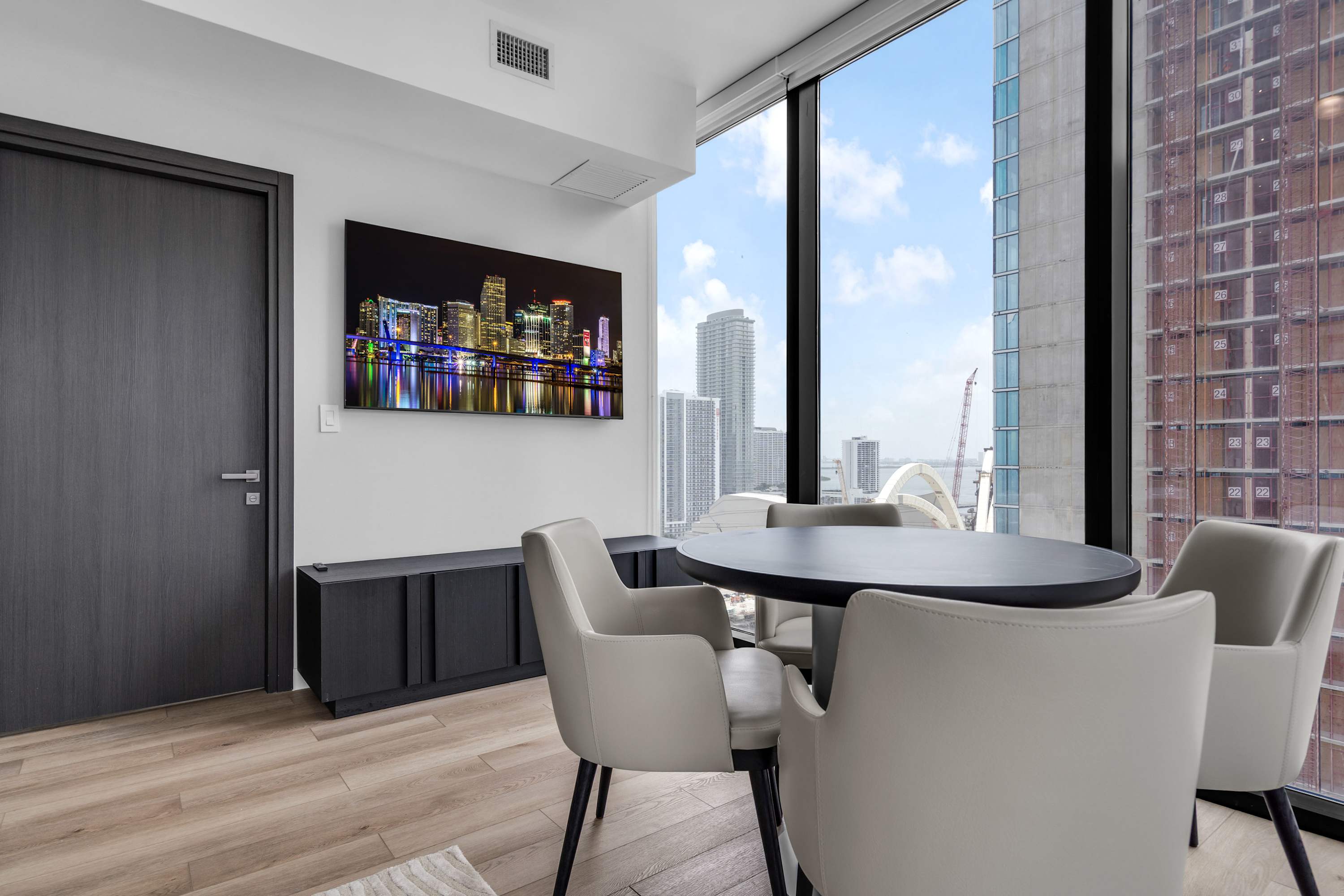 Make mealtime memories together at the dining table, seating 4​
