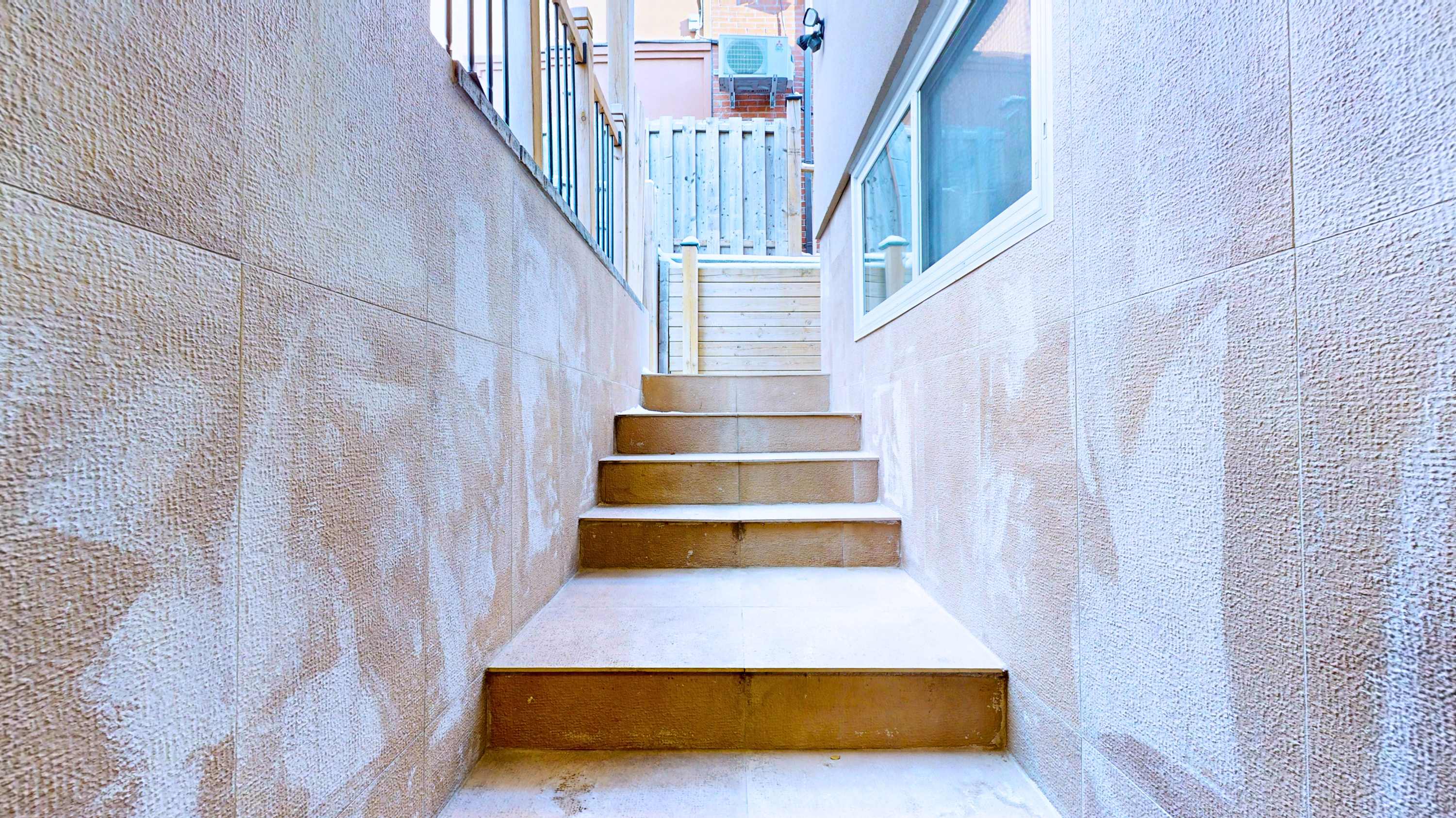 Stair access guiding you straight to the unit entrance