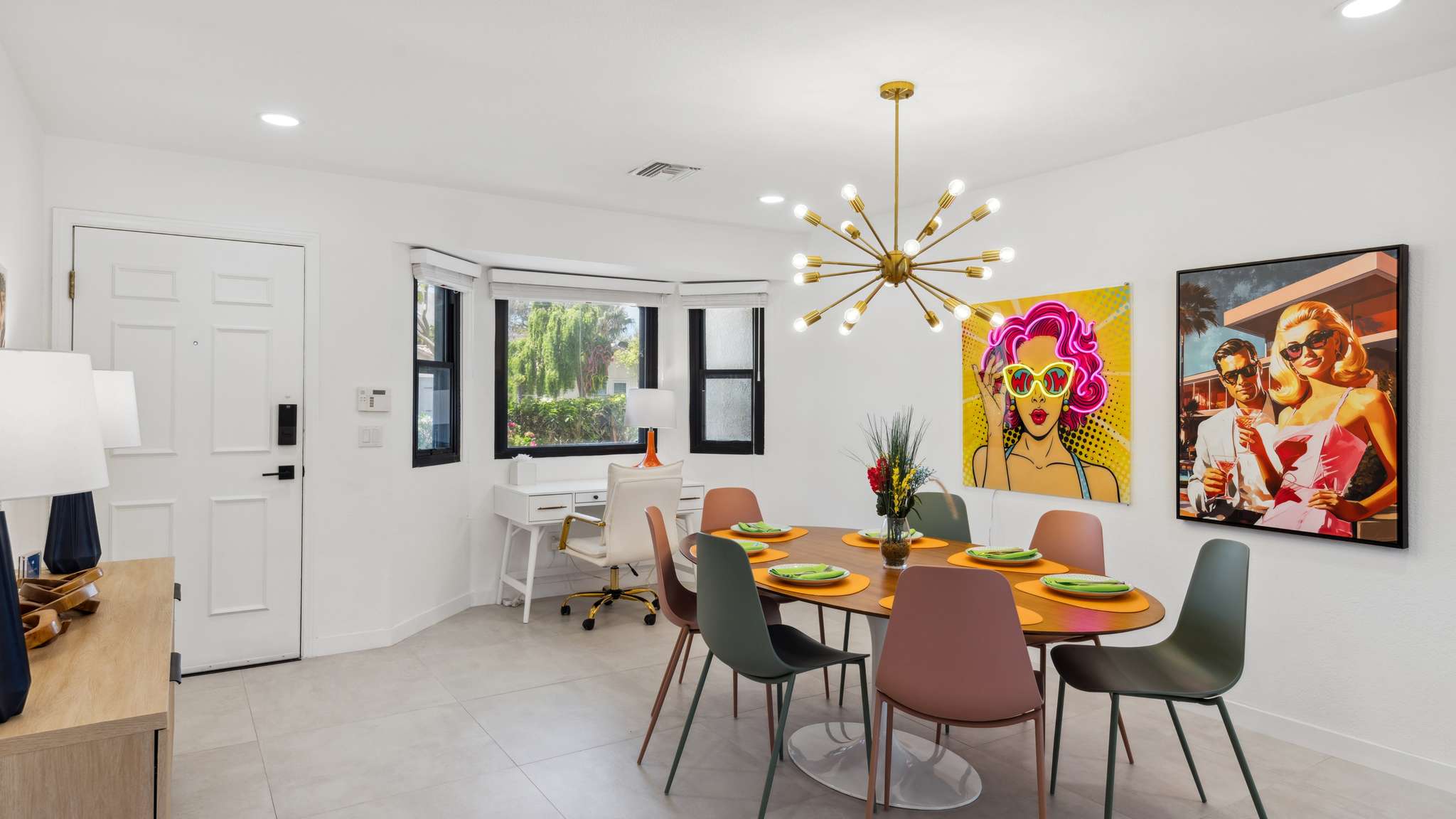 Dining Room; Front Entrance