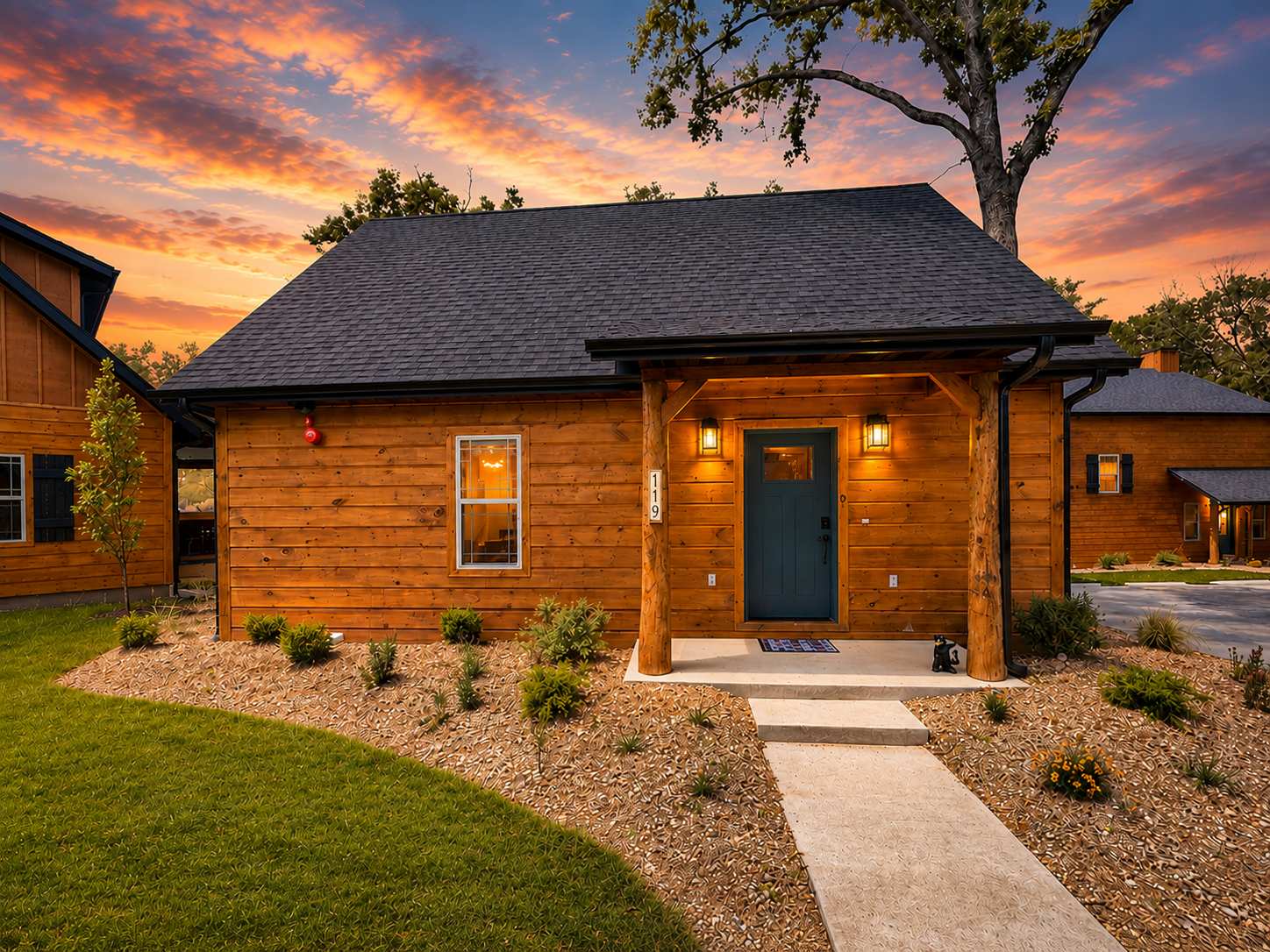 Your own private cabin in the woods. Brand spankin new and waiting for your arrival