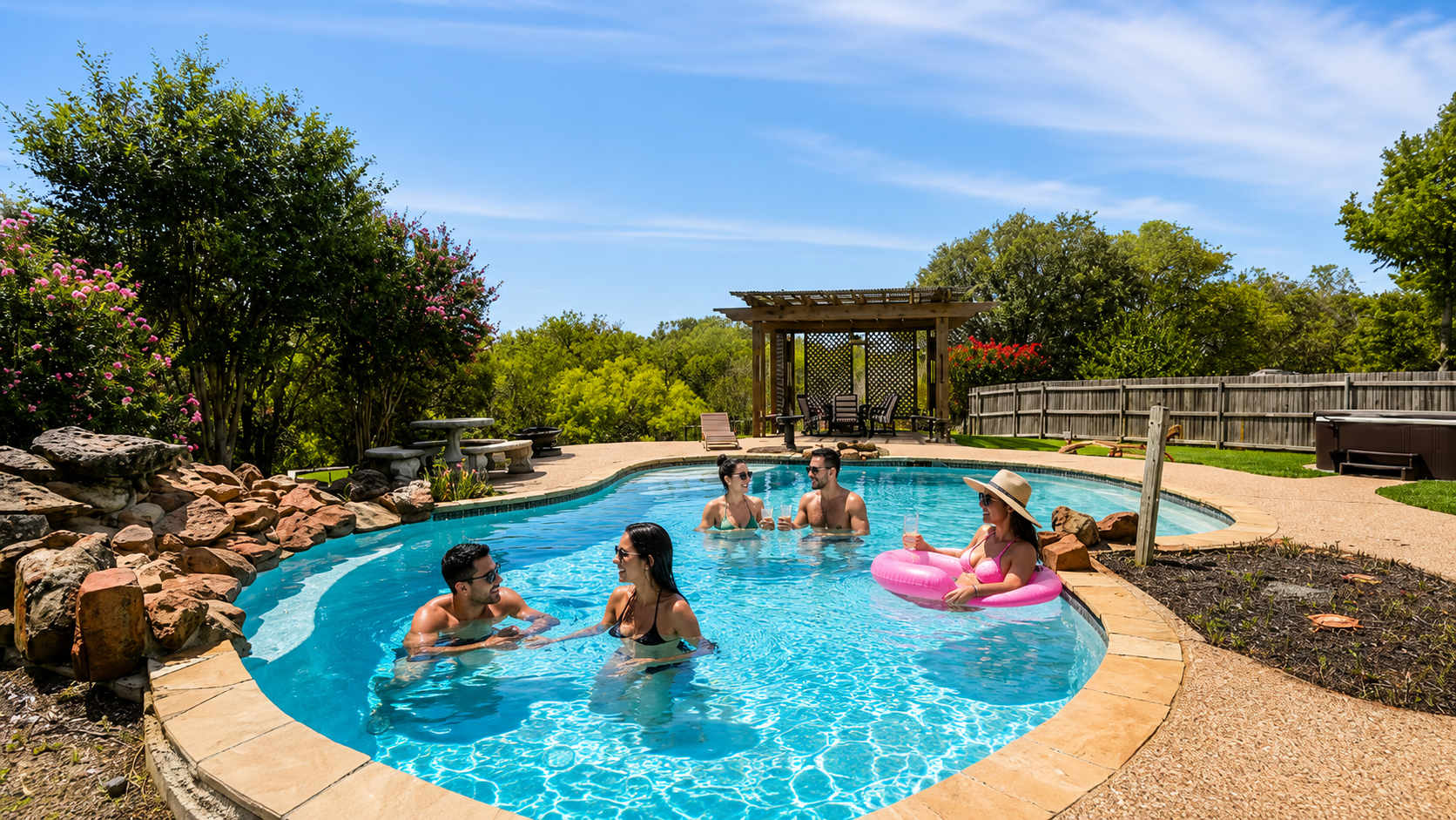 Elite 4br/2b Home With Hot Tub, Pool, And Bbq - Fort Worth, TX