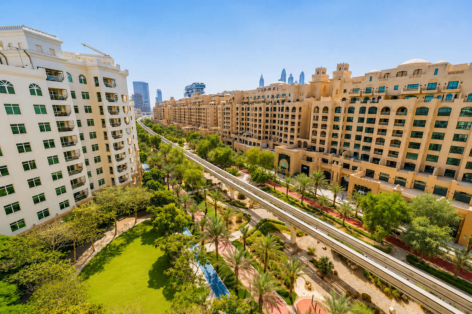 2BR Palm Jumeirah: Beach Access & Balcony Views - Image 1